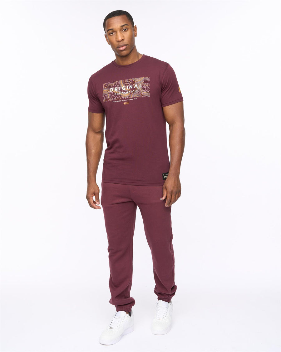 Mens Mappedout Joggers Raisin