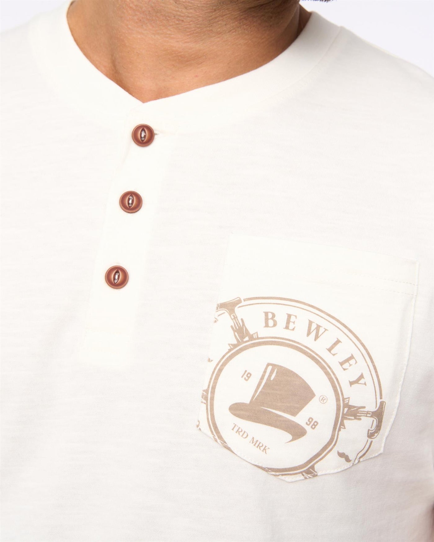 Mens Garside T-Shirt Off White