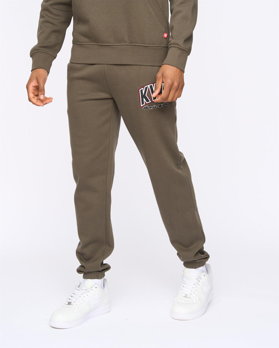 Mens Kingdome Joggers Olive
