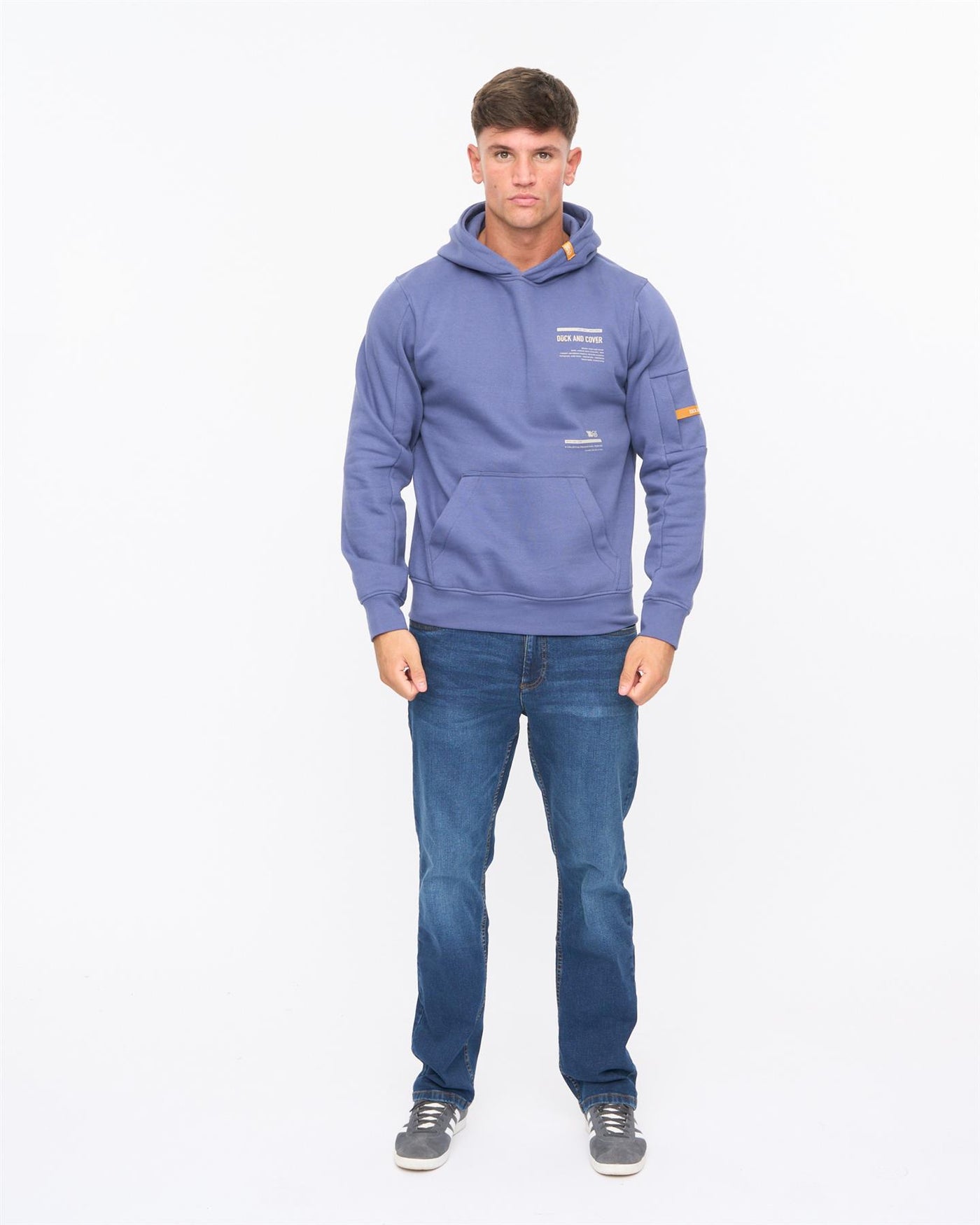 Mens Ambridge Hoodie Denim Blue