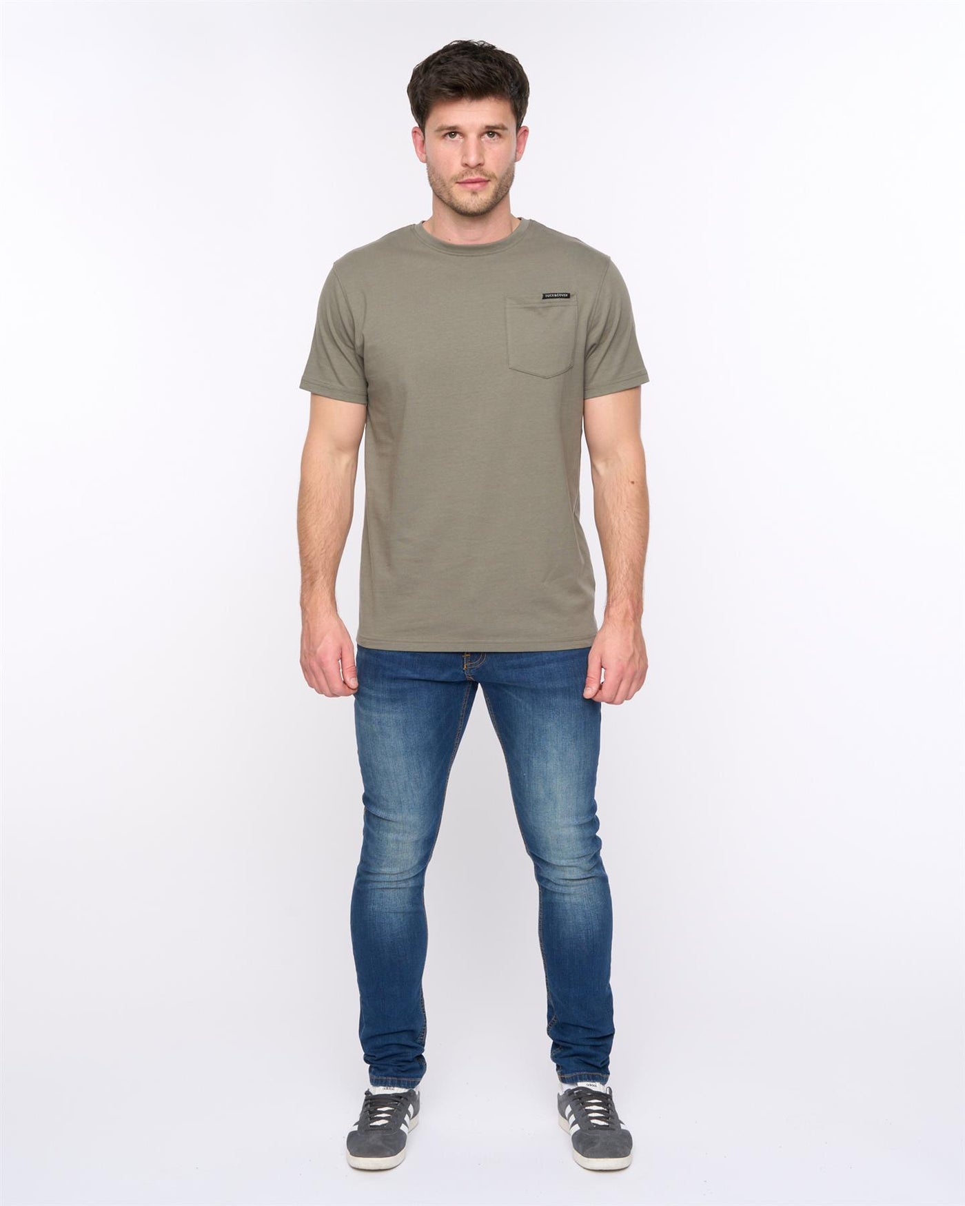 Mens Treymere T-Shirt Green Slate