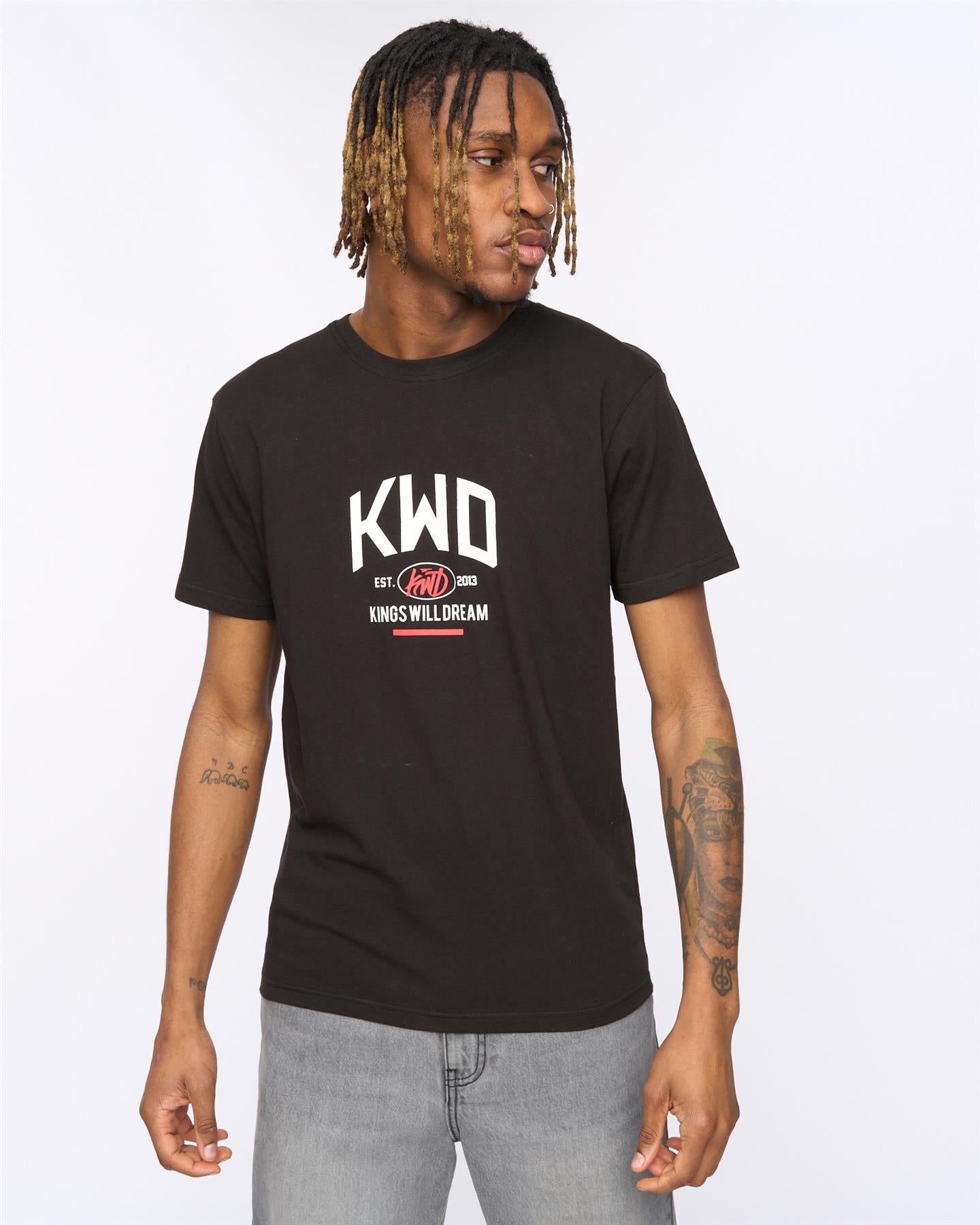 Mens Tattooed T-Shirt Black