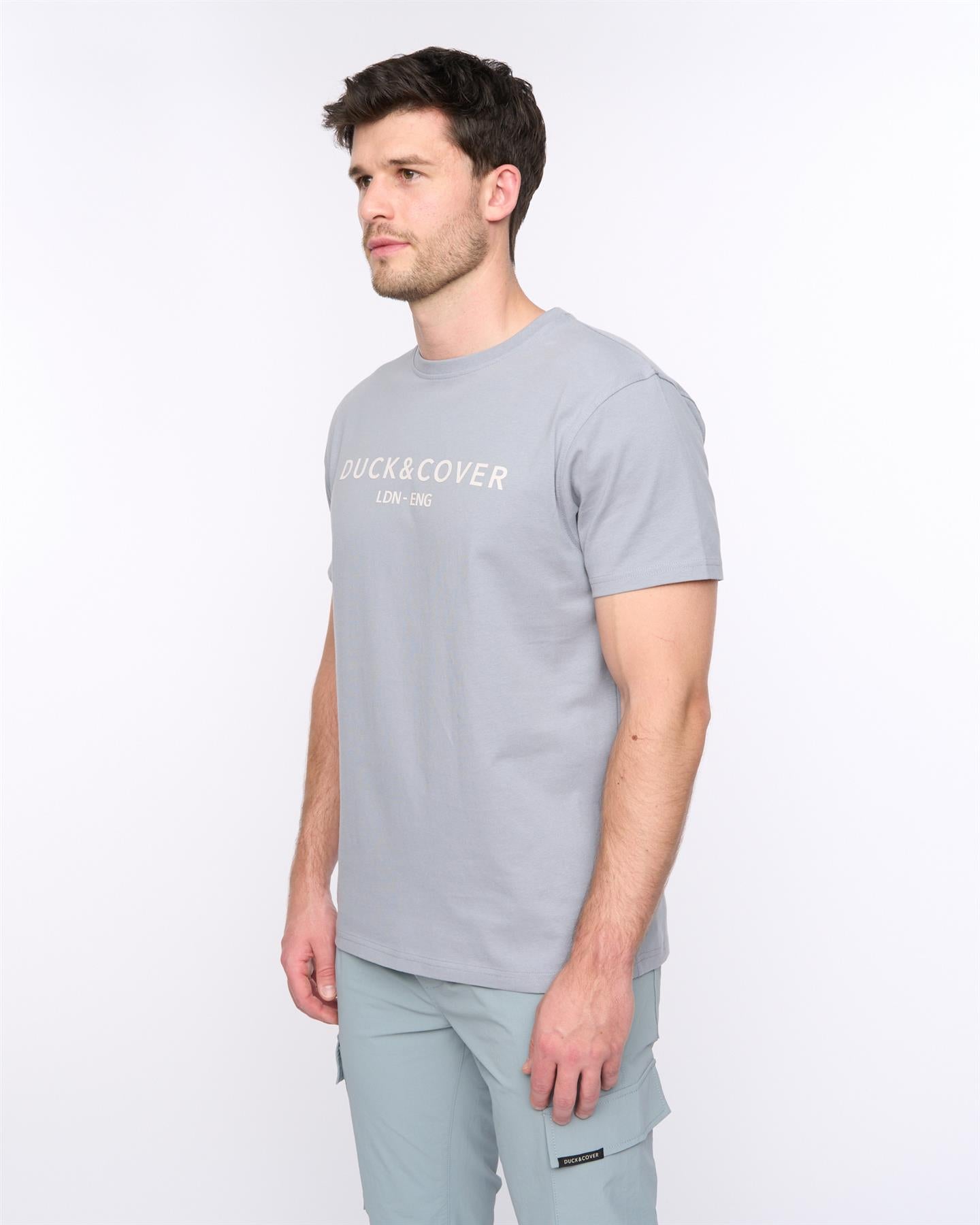 Mens Chamata T-Shirt Steel Blue