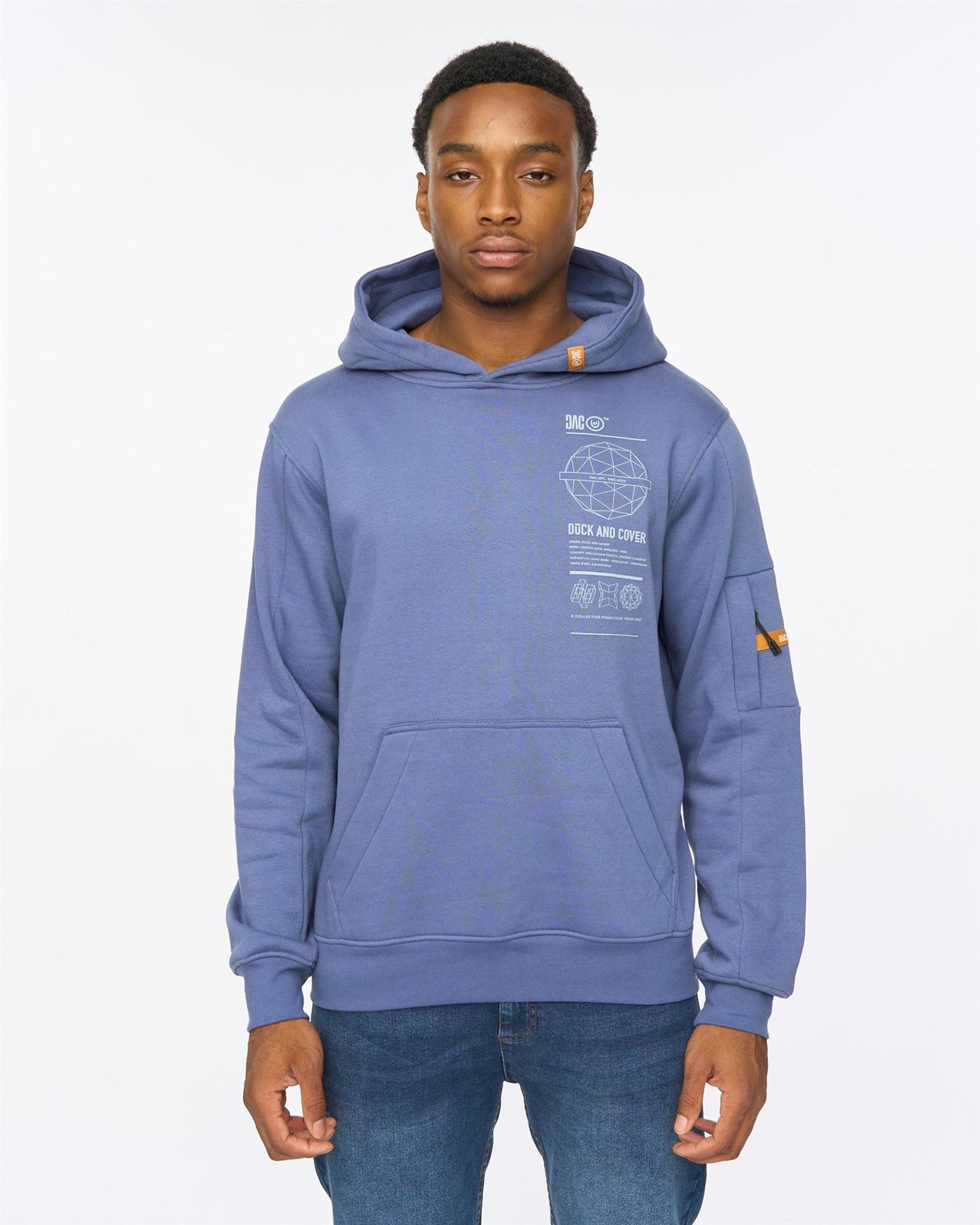 Mens Ashland Hoodie Denim Blue