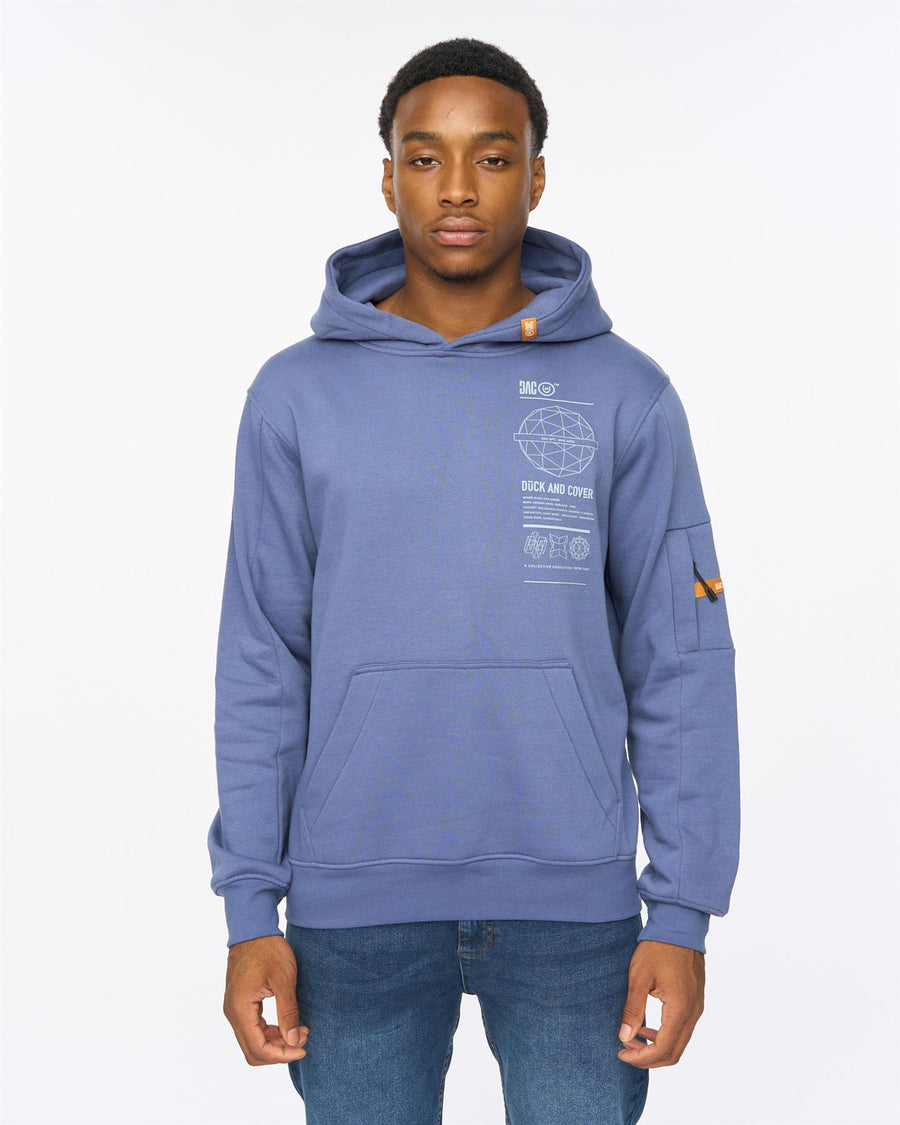 Mens Ashland Hoodie Denim Blue