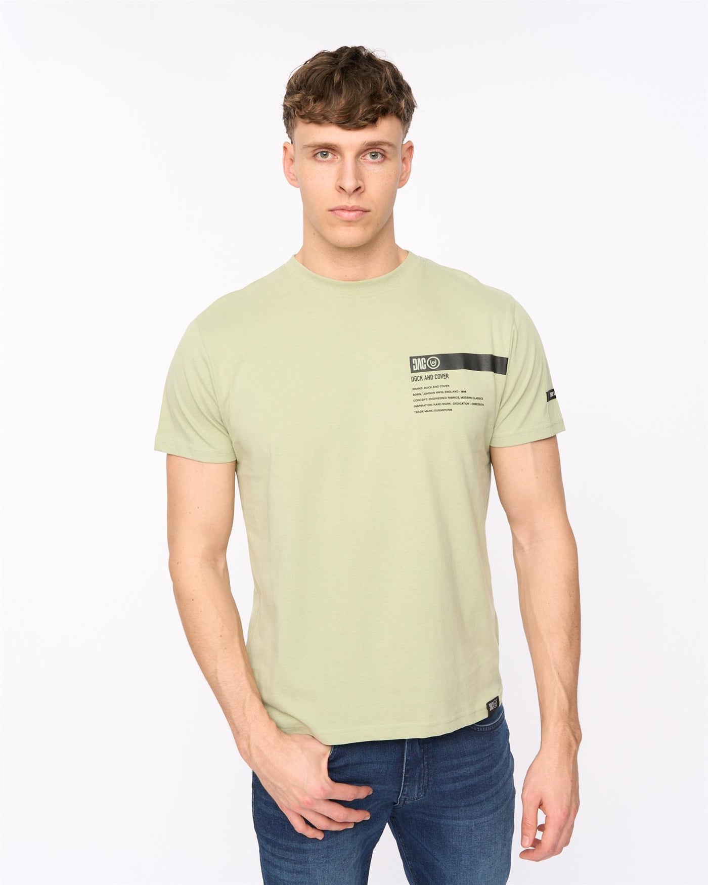 Mens Tatick T-Shirt Light Olive