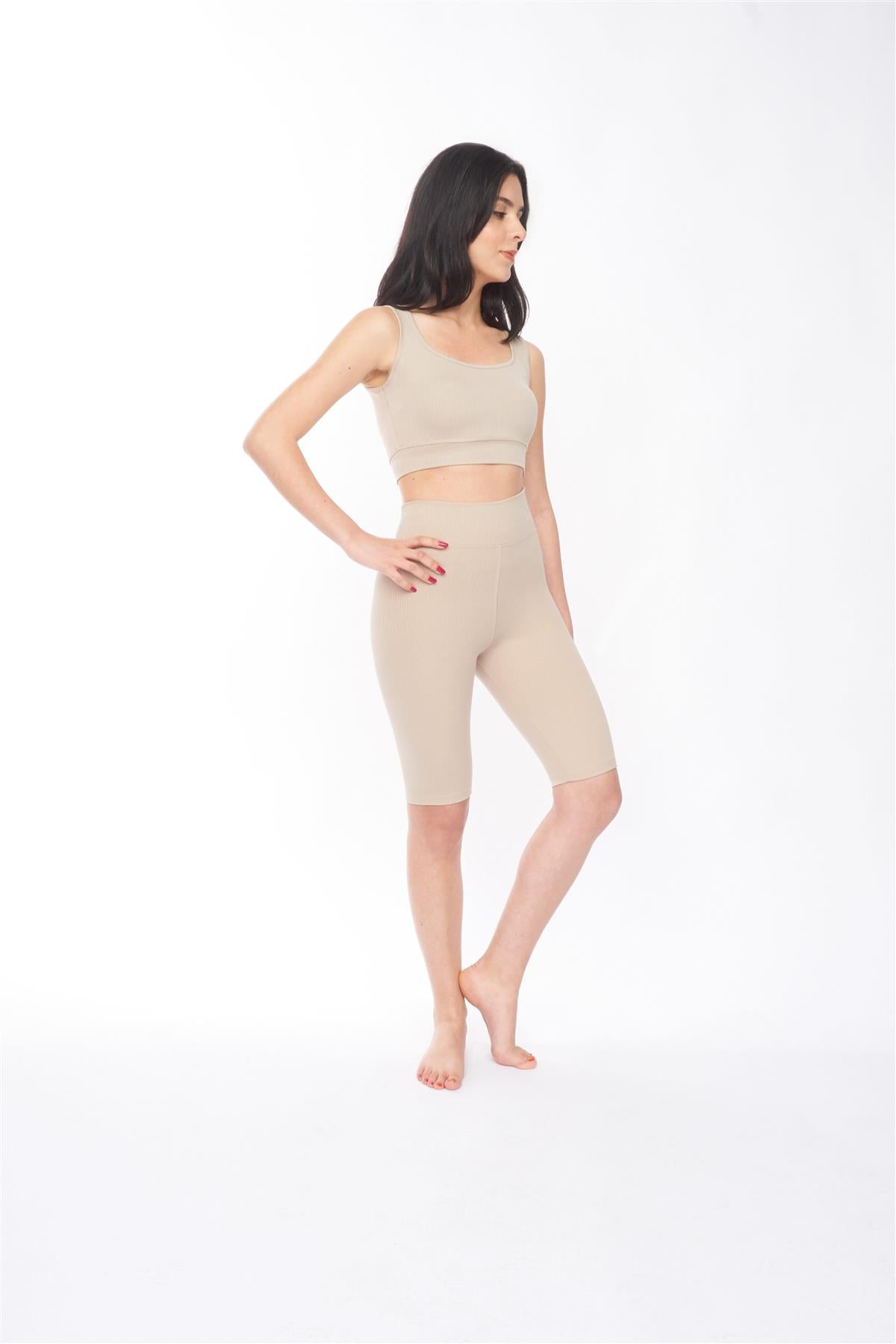 Mira Ribbed Shorts