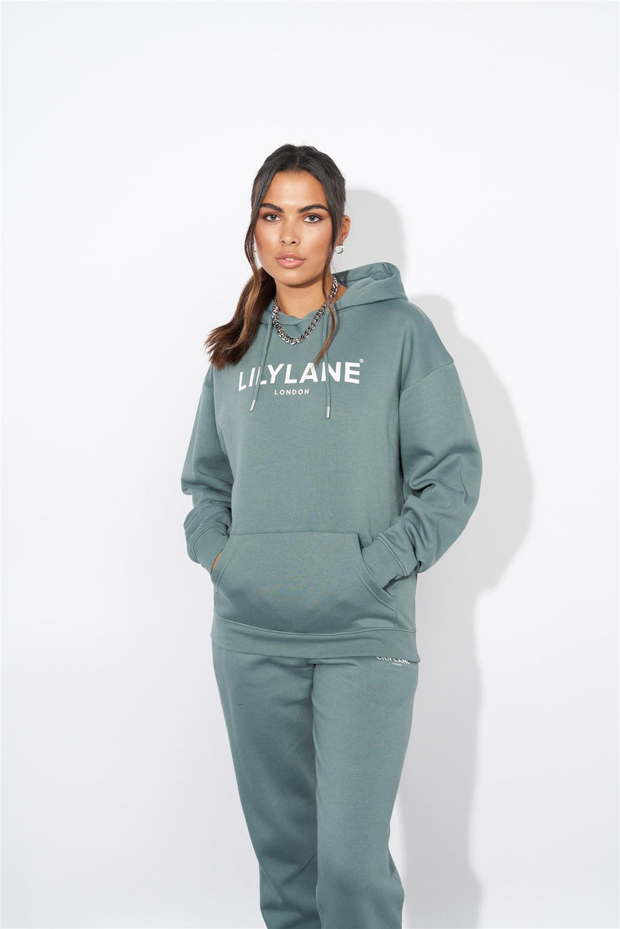 Ladies Lily Lane Ximena Hoodie Sage