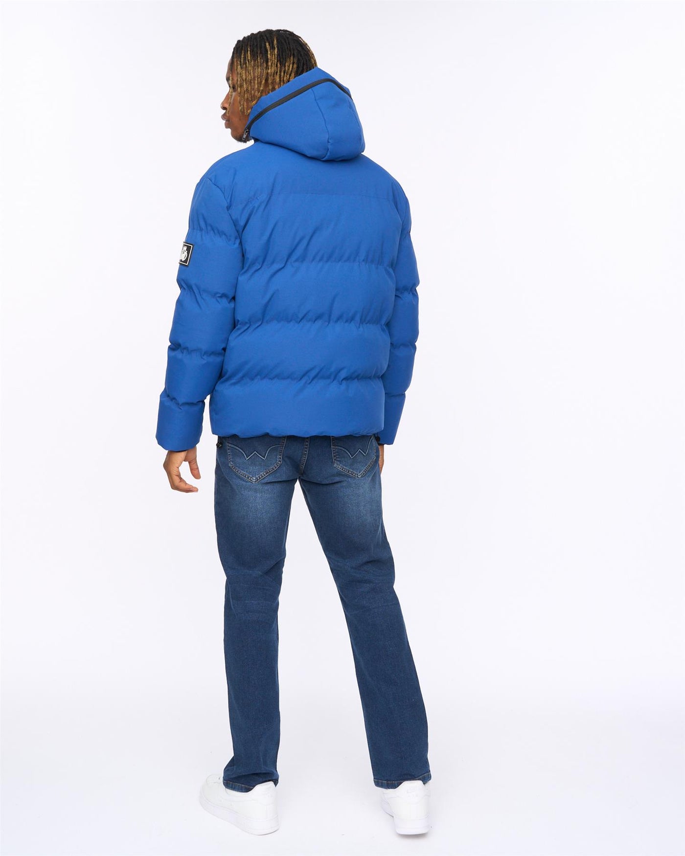 Mens Nahjo Puffer Jacket Blue