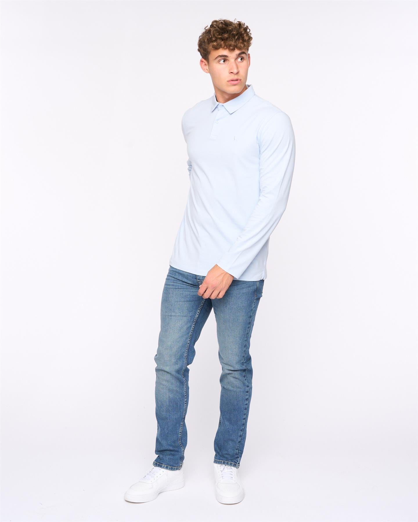 Mens Saperton Long Sleeve Polo 3pk Assorted