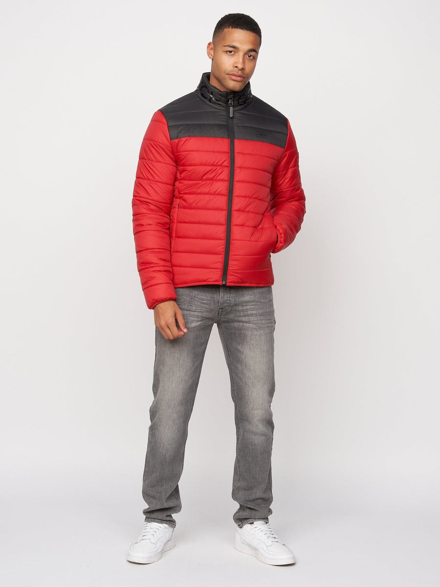 Presnell High Neck Jacket Red