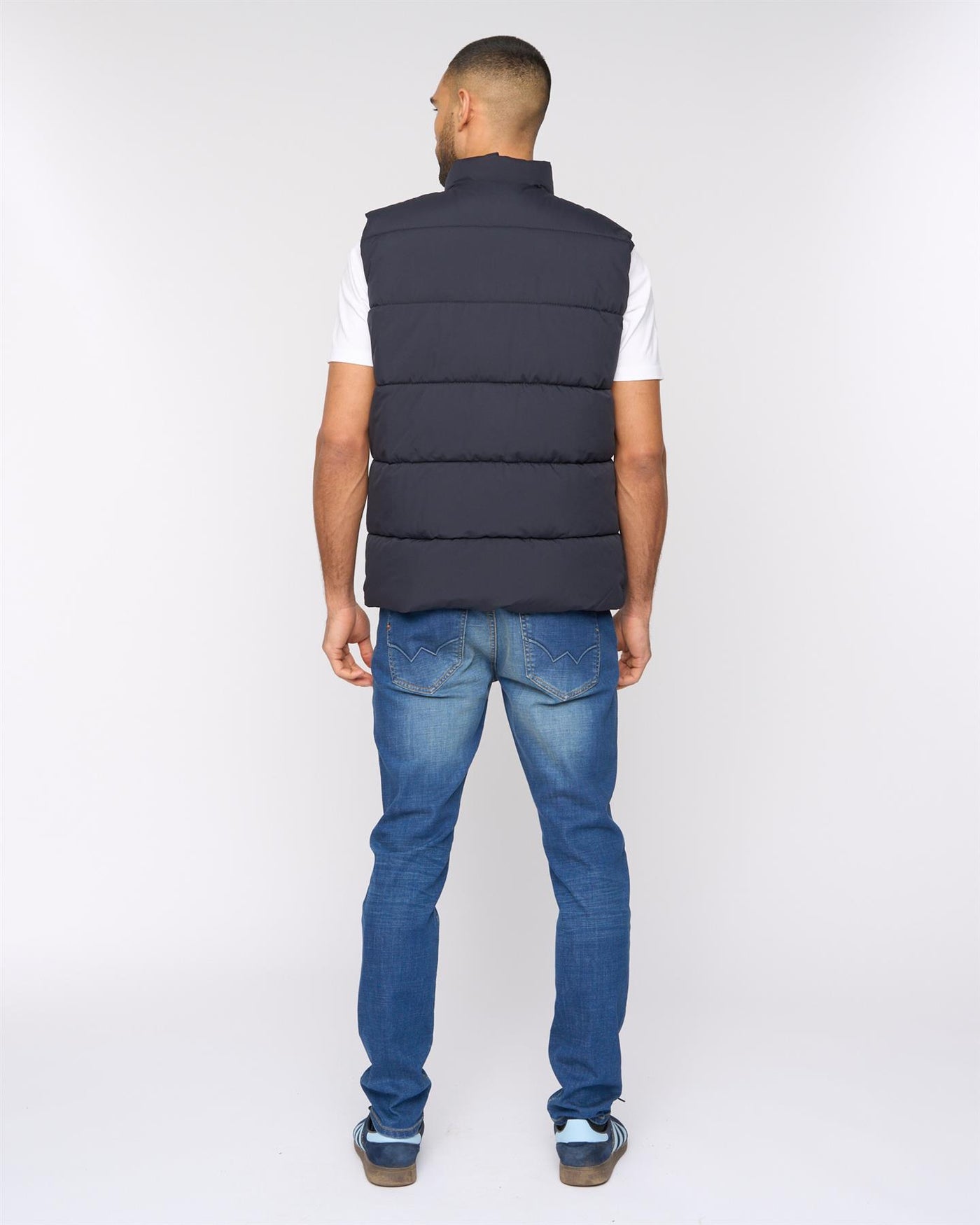 Mens  Stanten Puffer Gilet Navy