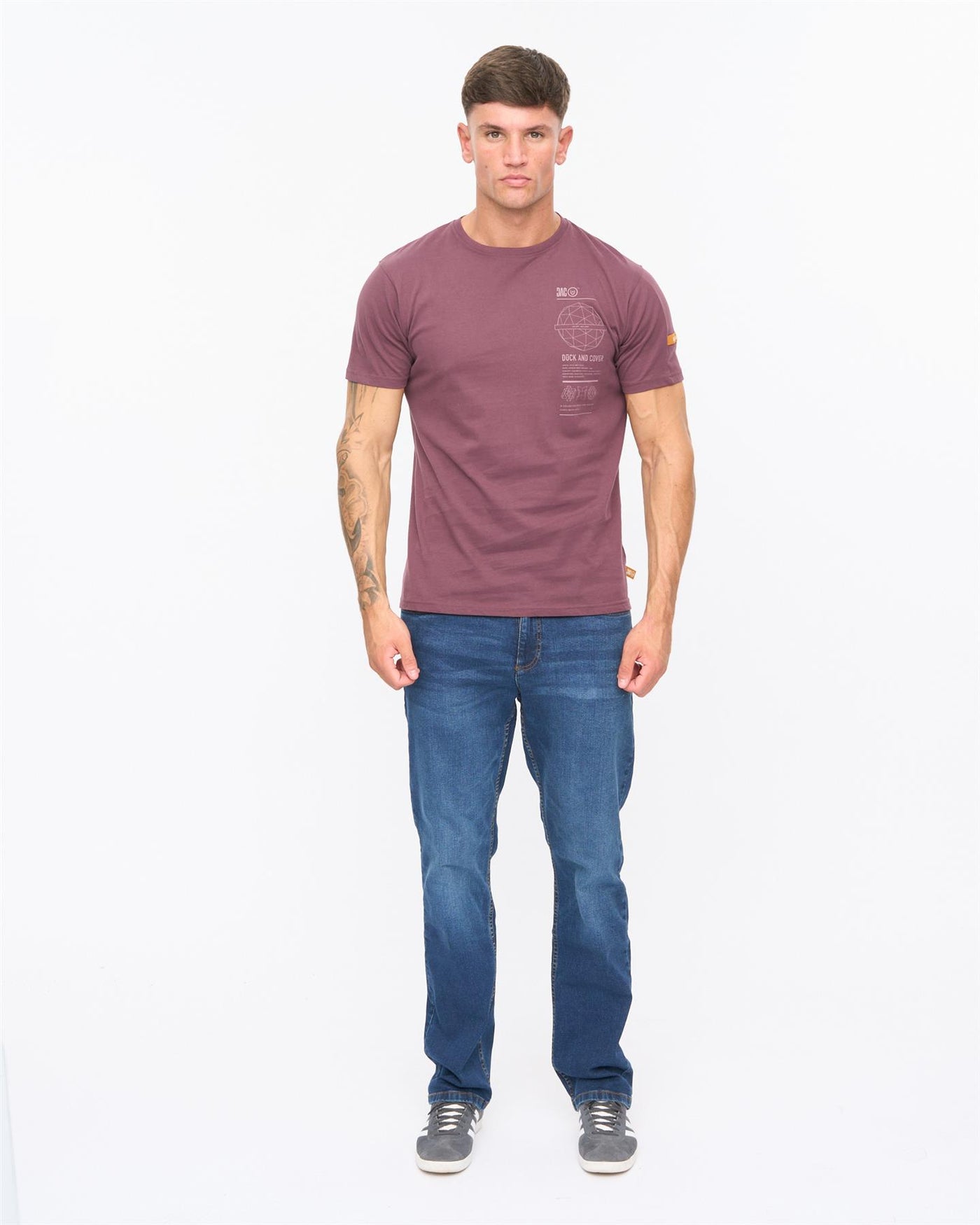 Mens Ashland T-Shirt Raisin