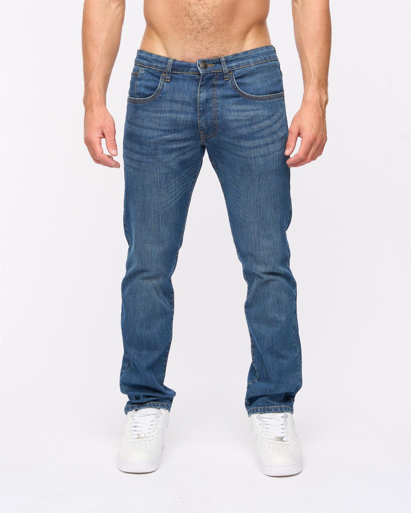 Bandol Straight Leg Jeans Stone Wash