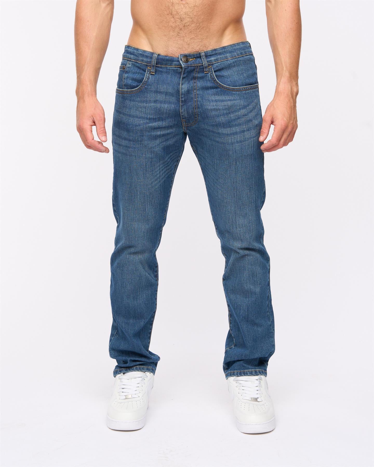 Bandol Straight Leg Jeans Stone Wash
