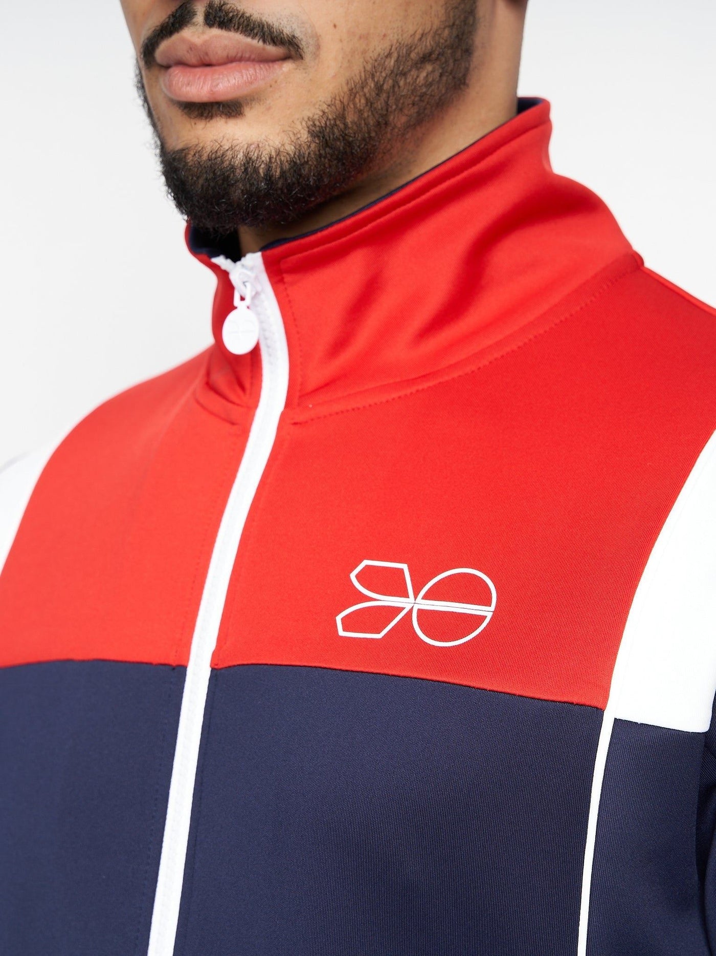 Mens Chinooks Tracksuit Navy/Red