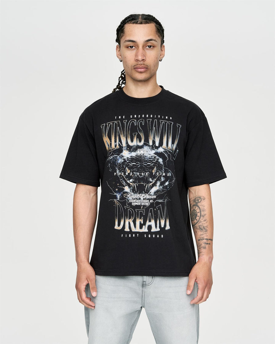 Mens Studio Snake Eyes T-Shirt Black