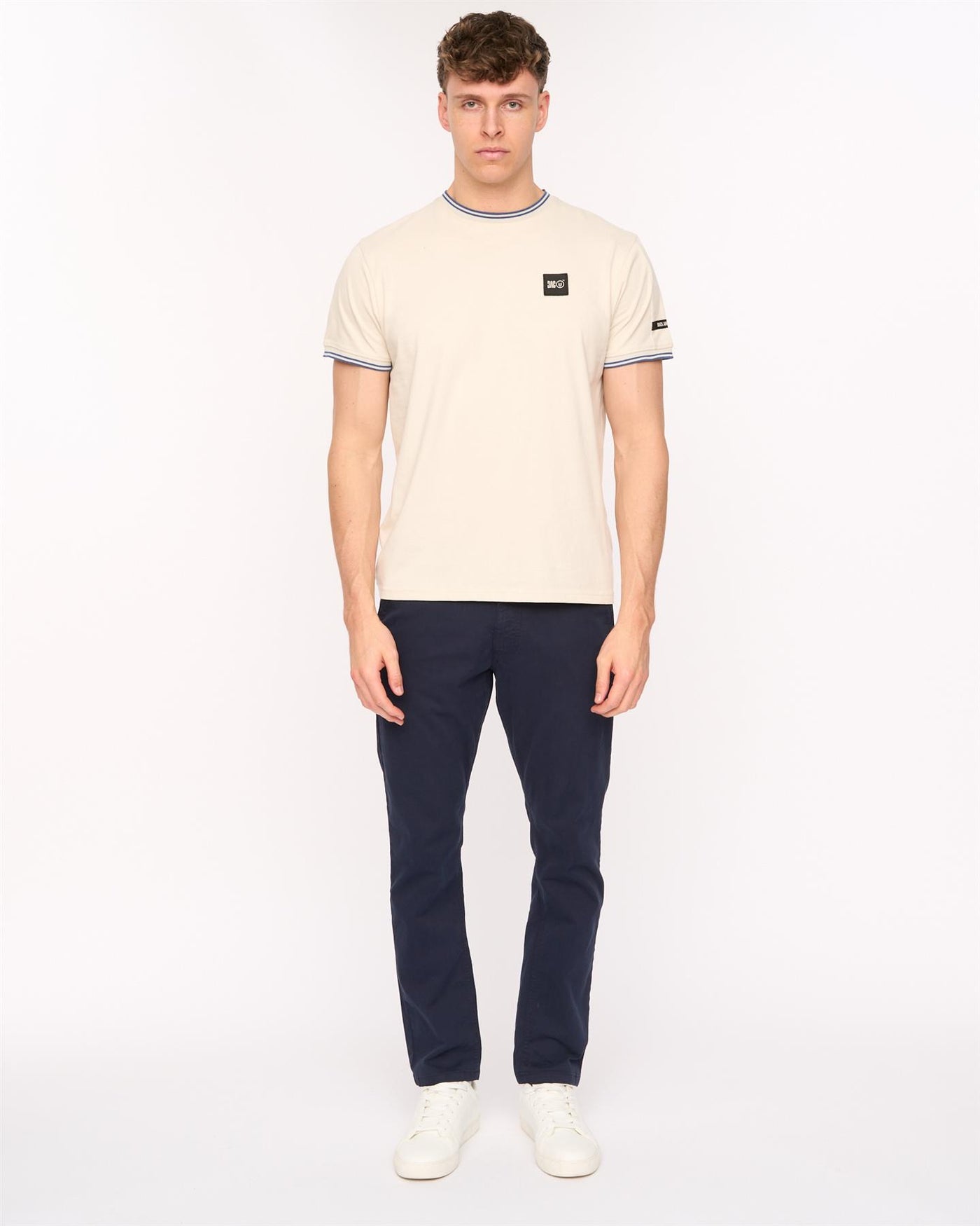 Mens Moretor Chinos Navy
