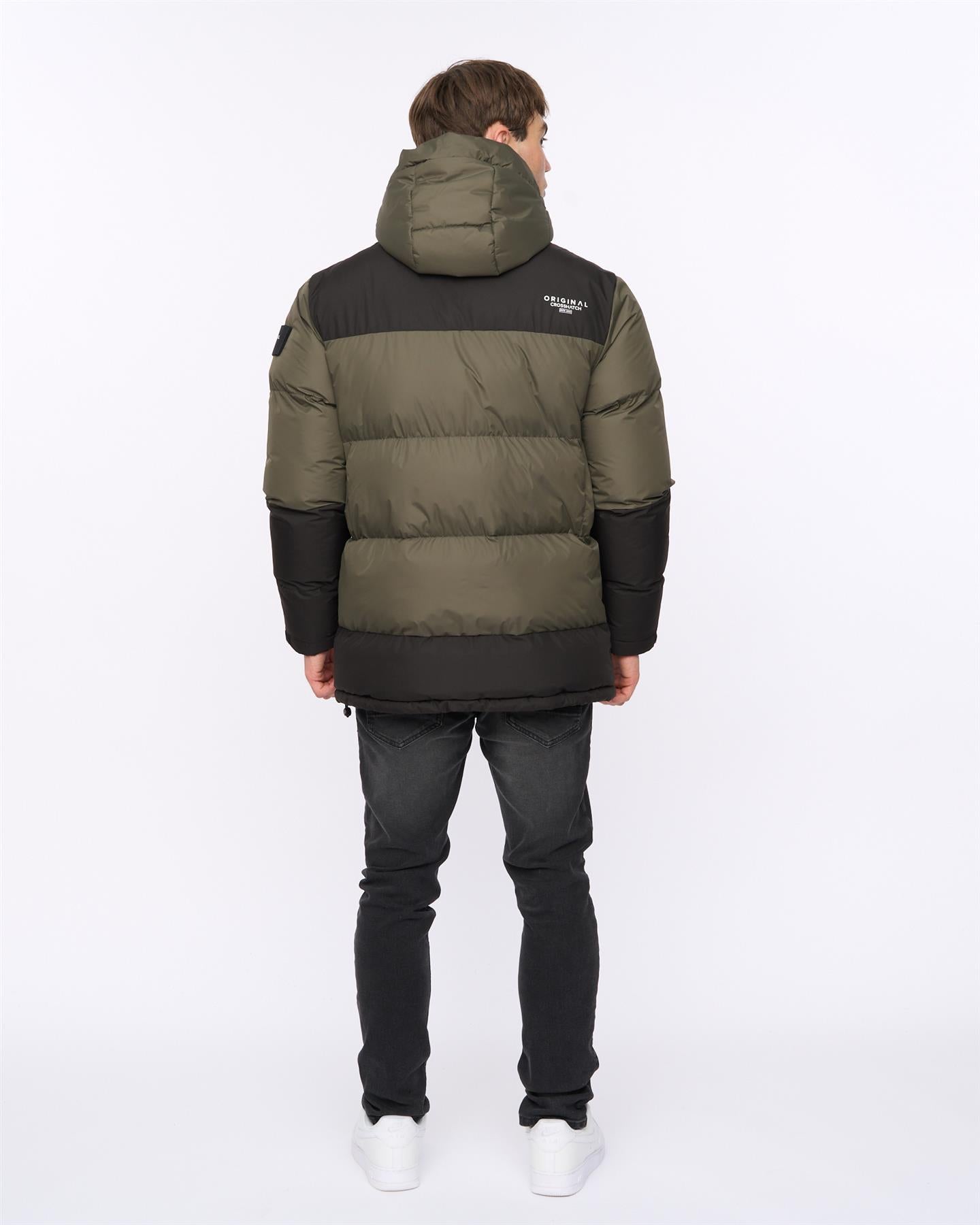 Mens Squadage Panel Jacket Olive
