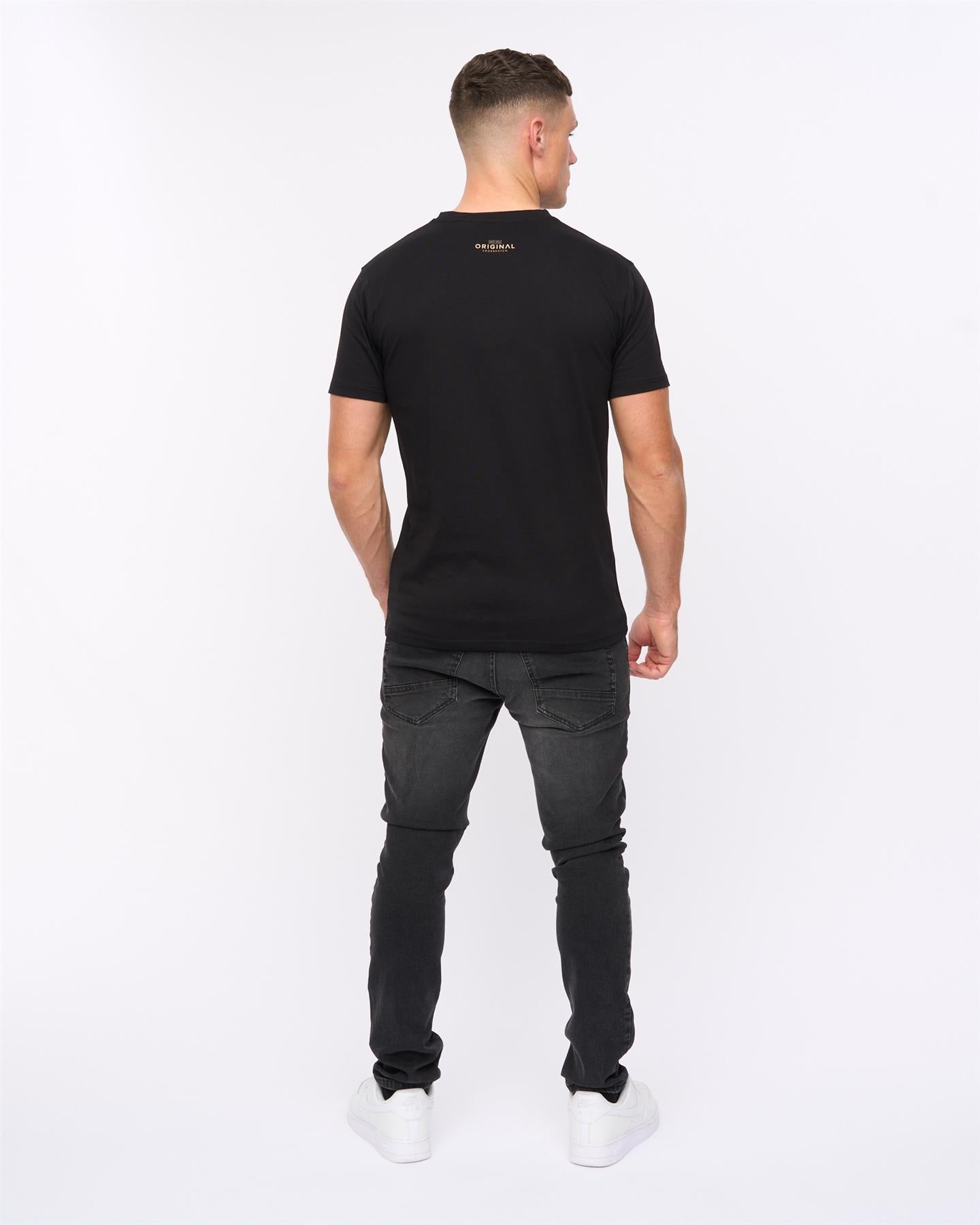Mens Kratmoss T-Shirt Black