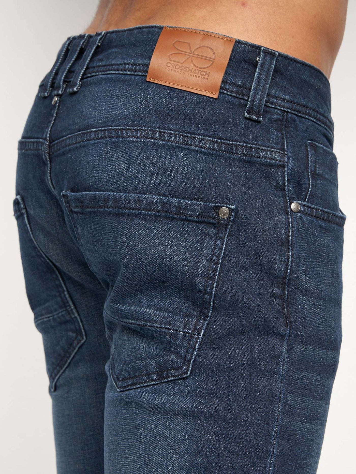 Sheldons Slim Fit Jeans Dark Wash