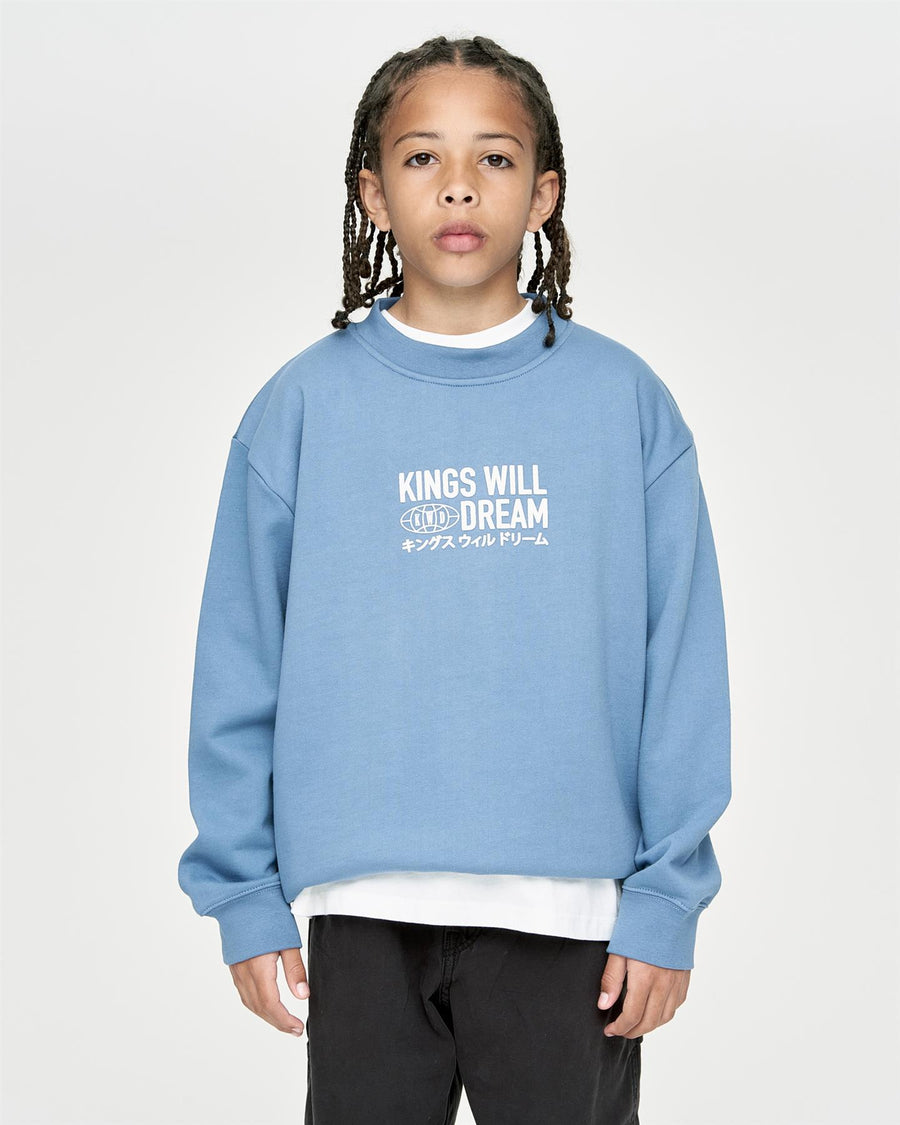 Kids Boys Studio Title Crew Sweat Blue
