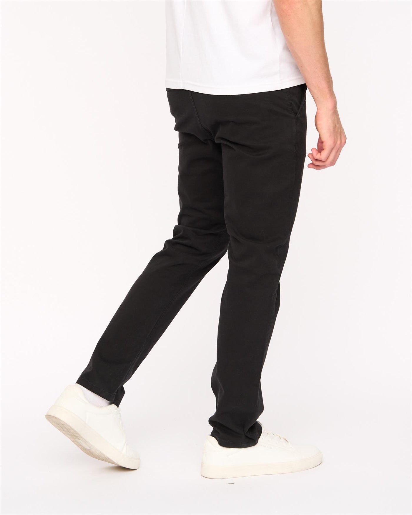 Mens Moretor Chinos Black