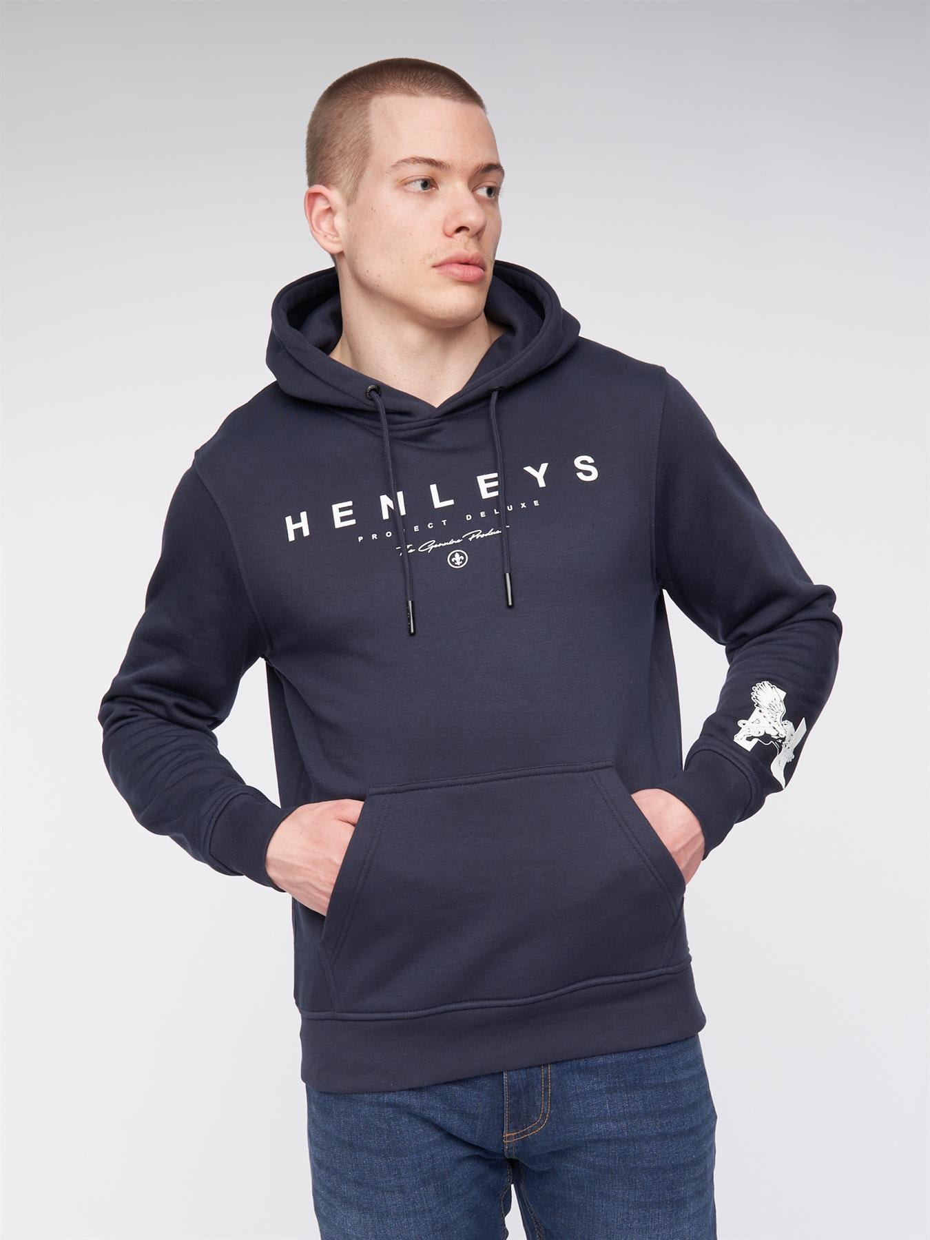 Mens Hentyme Hoodie Navy