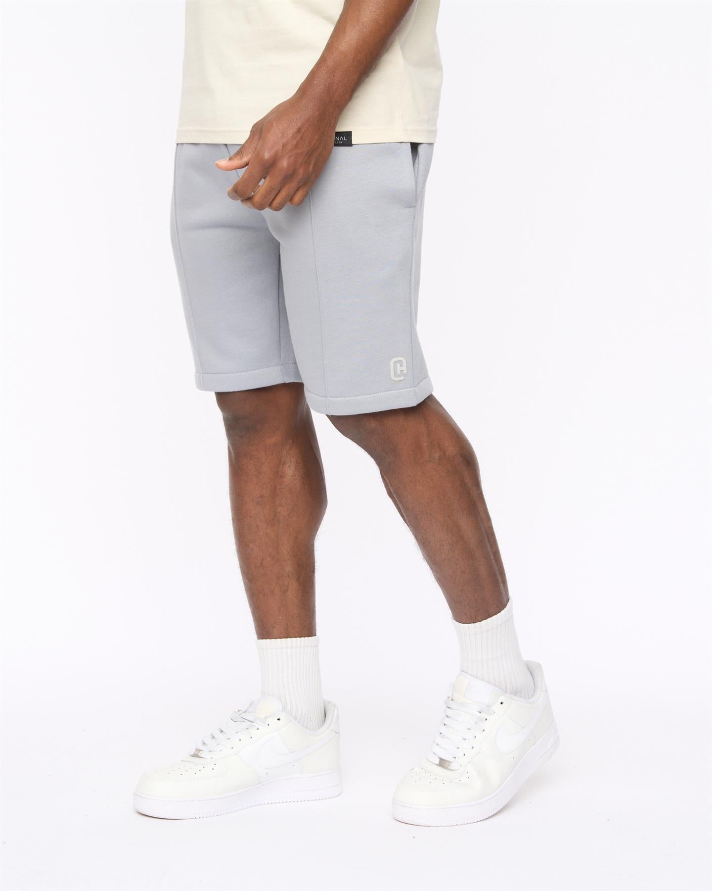 Mens Bardon Jog Shorts Steel Blue