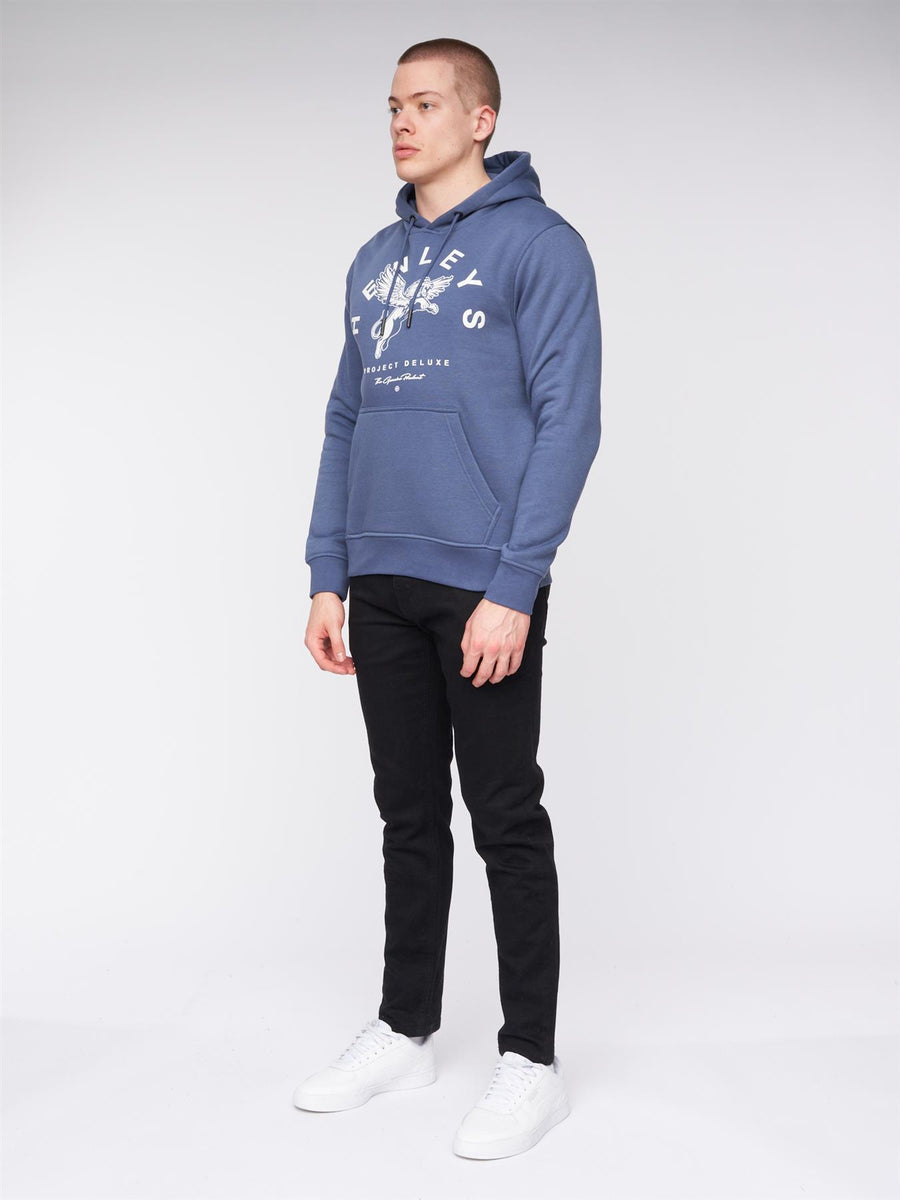 Mens Colhen Hoodie Deep Blue