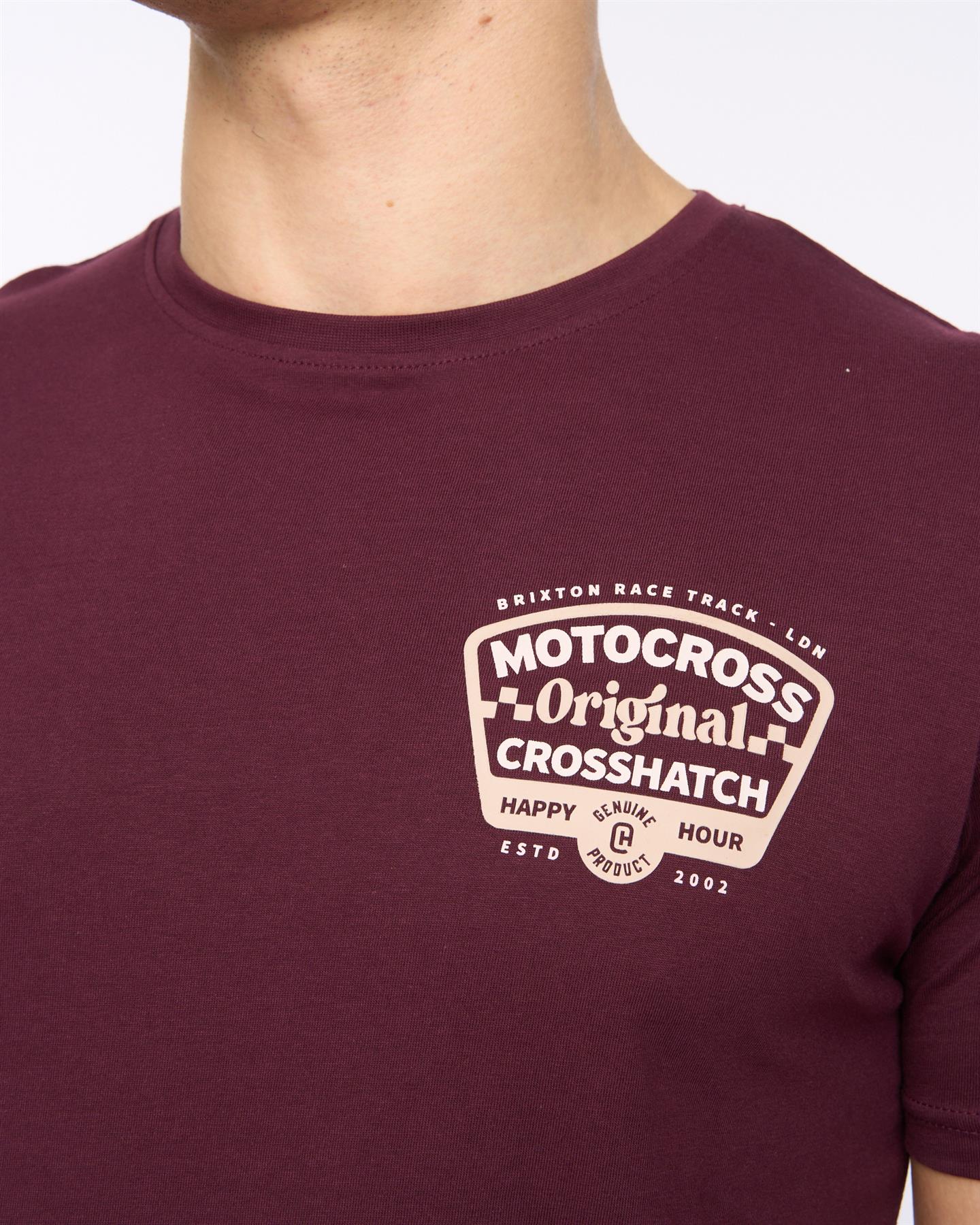 Mens Motocross T-Shirt Raisin