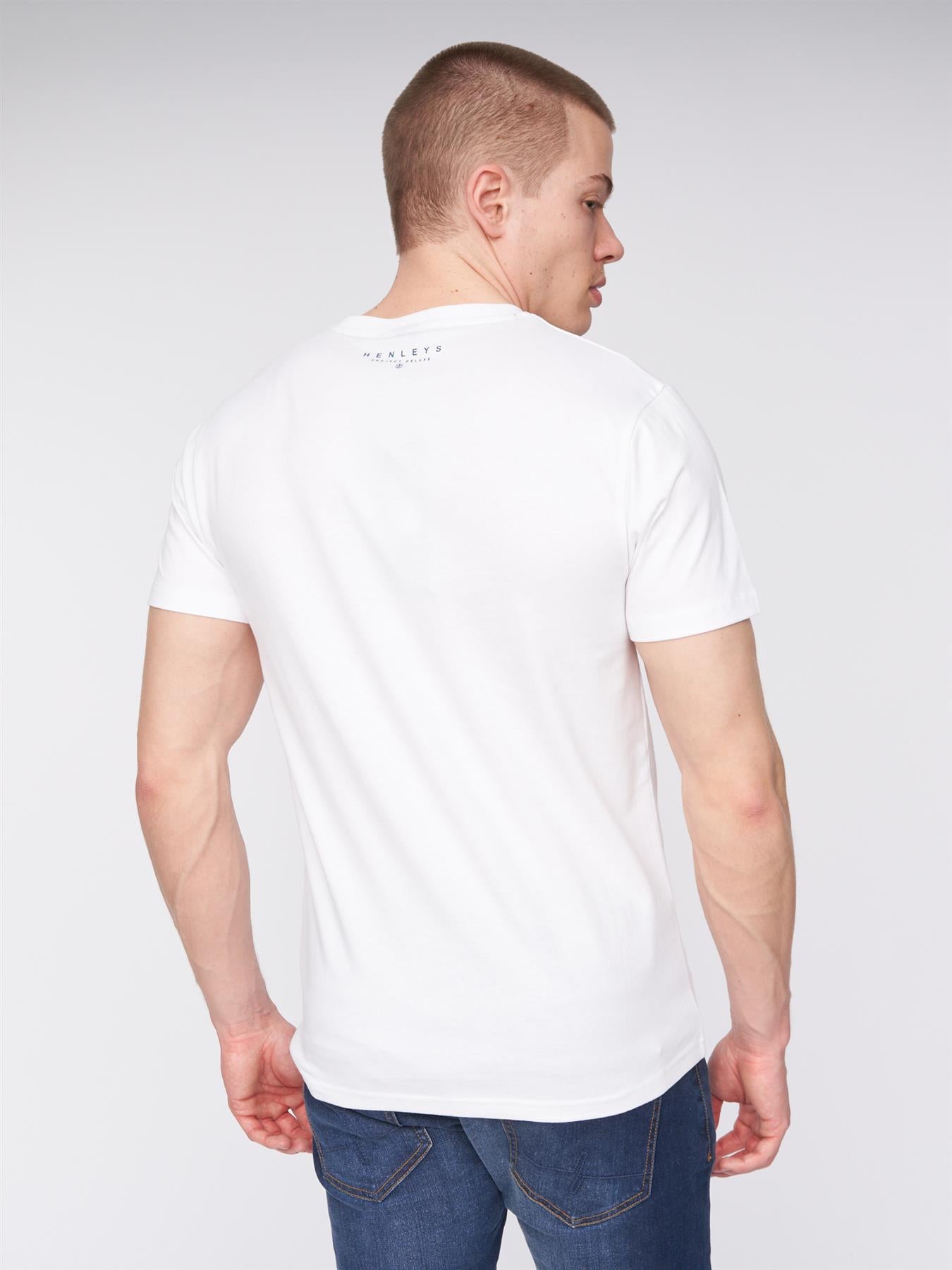 Mens Scripthen T-Shirt White
