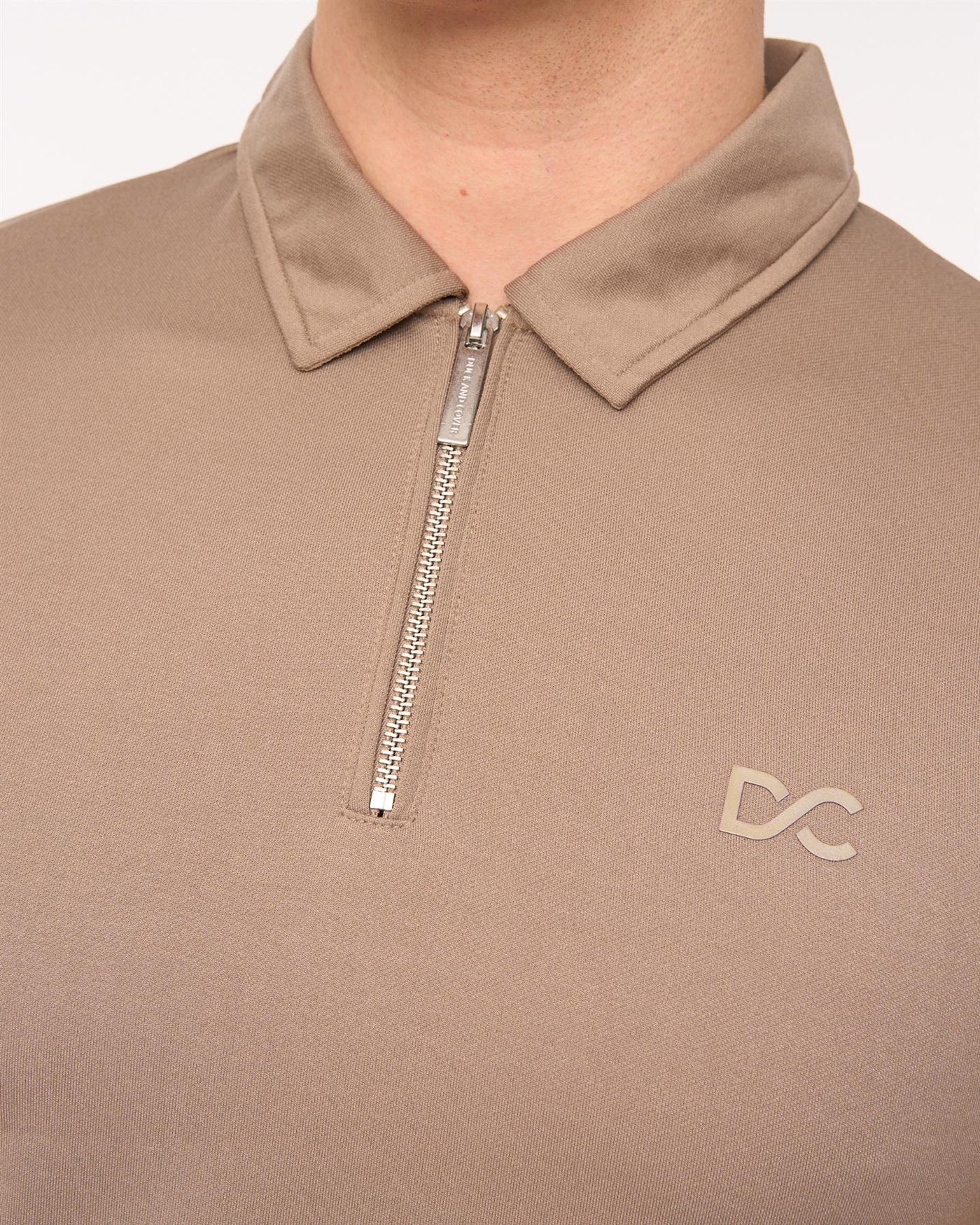 Mens Medford Polo & Shorts Set Taupe