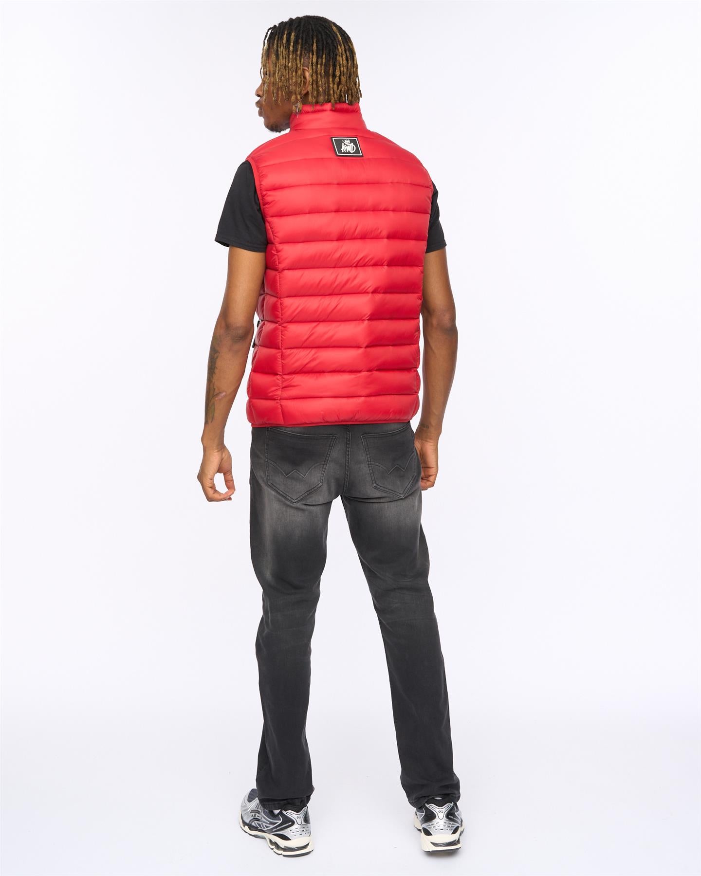 Mens Jackinson Gilet Red