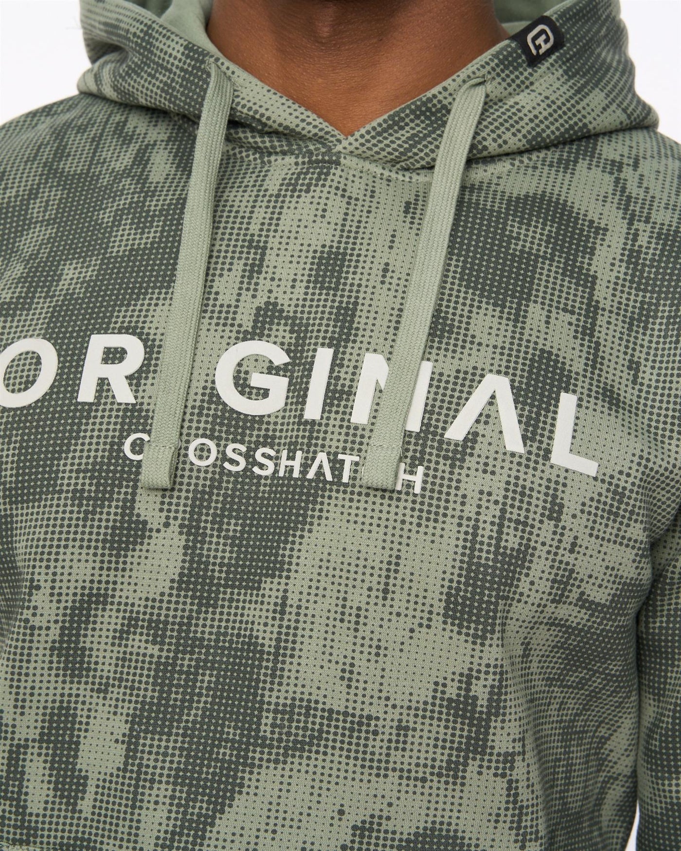 Mens Bardon Camo Hoodie Olive