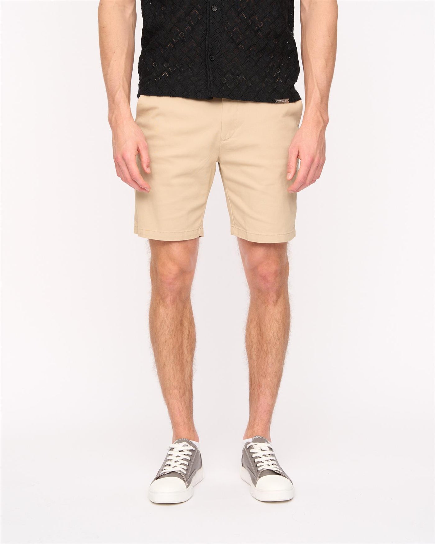 Mens Everett Chino Shorts Stone