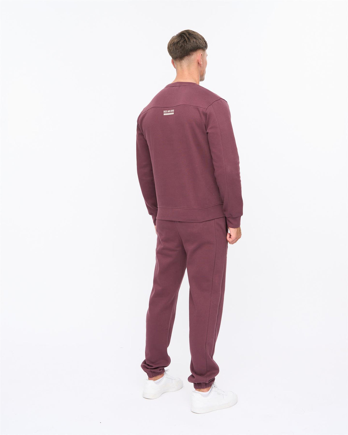 Mens Applewood Crew & Joggers Set Raisin