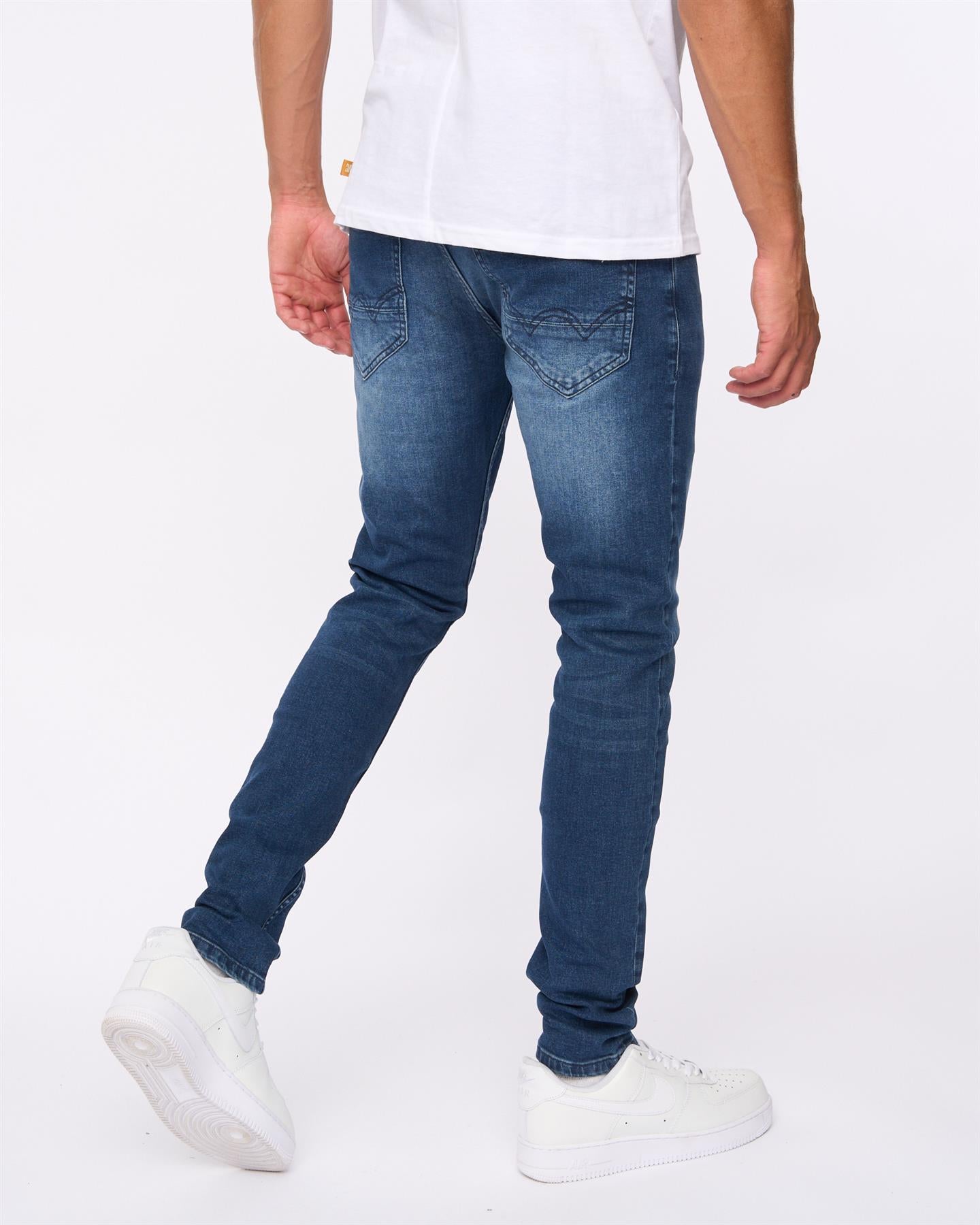 Mens Maylead Slim Fit Jeans Dark Wash