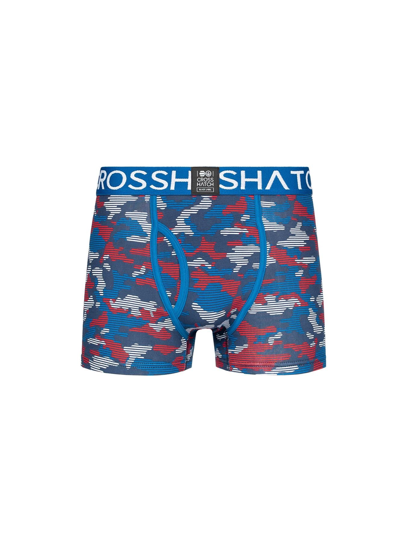 Mens Linamo OpenFly Boxers 3pk Classic Blue