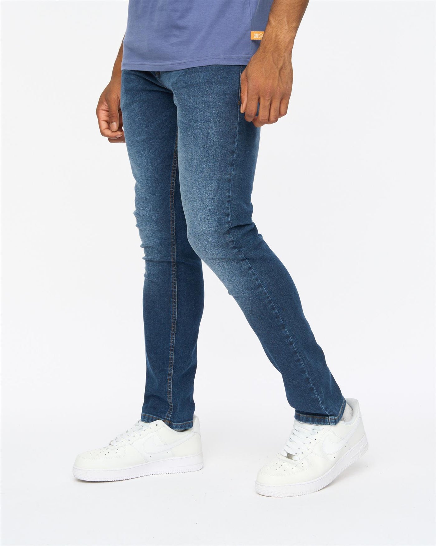 Mens Overburg Slimmer Fit Jeans Dark Wash
