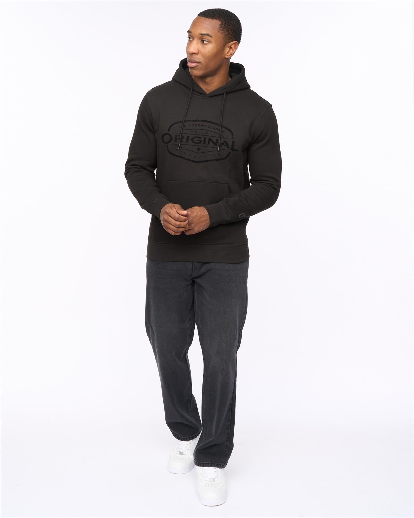 Mens Traptons Hoodie Black