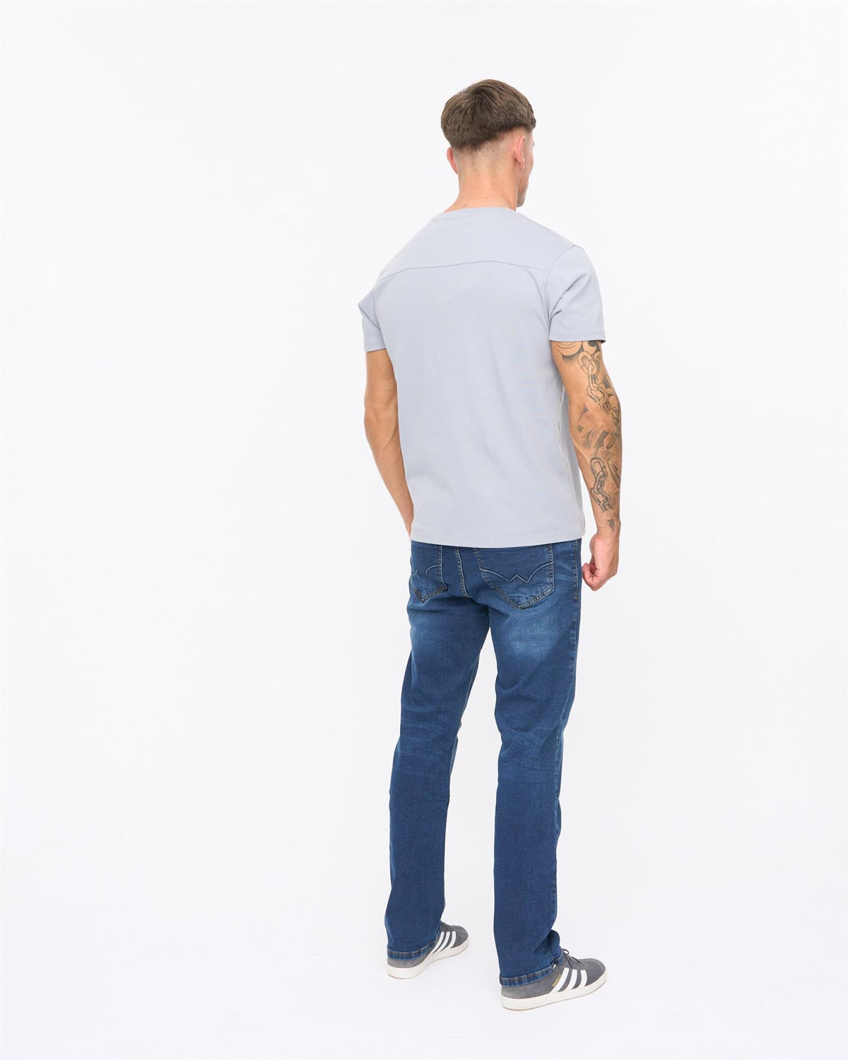 Mens Chamata T-Shirt Steel Blue