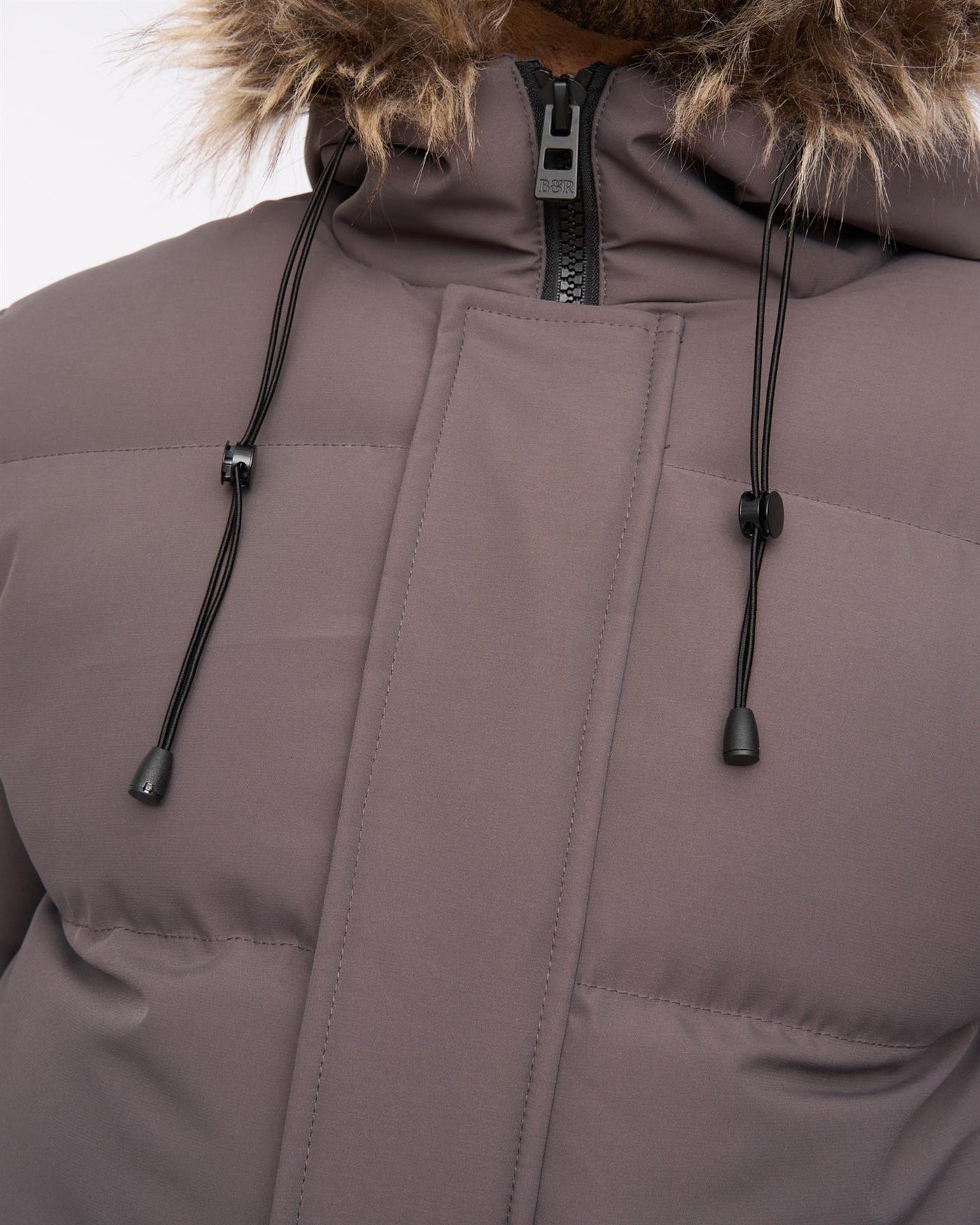 Northbrook Mid Length Parka Dark Taupe