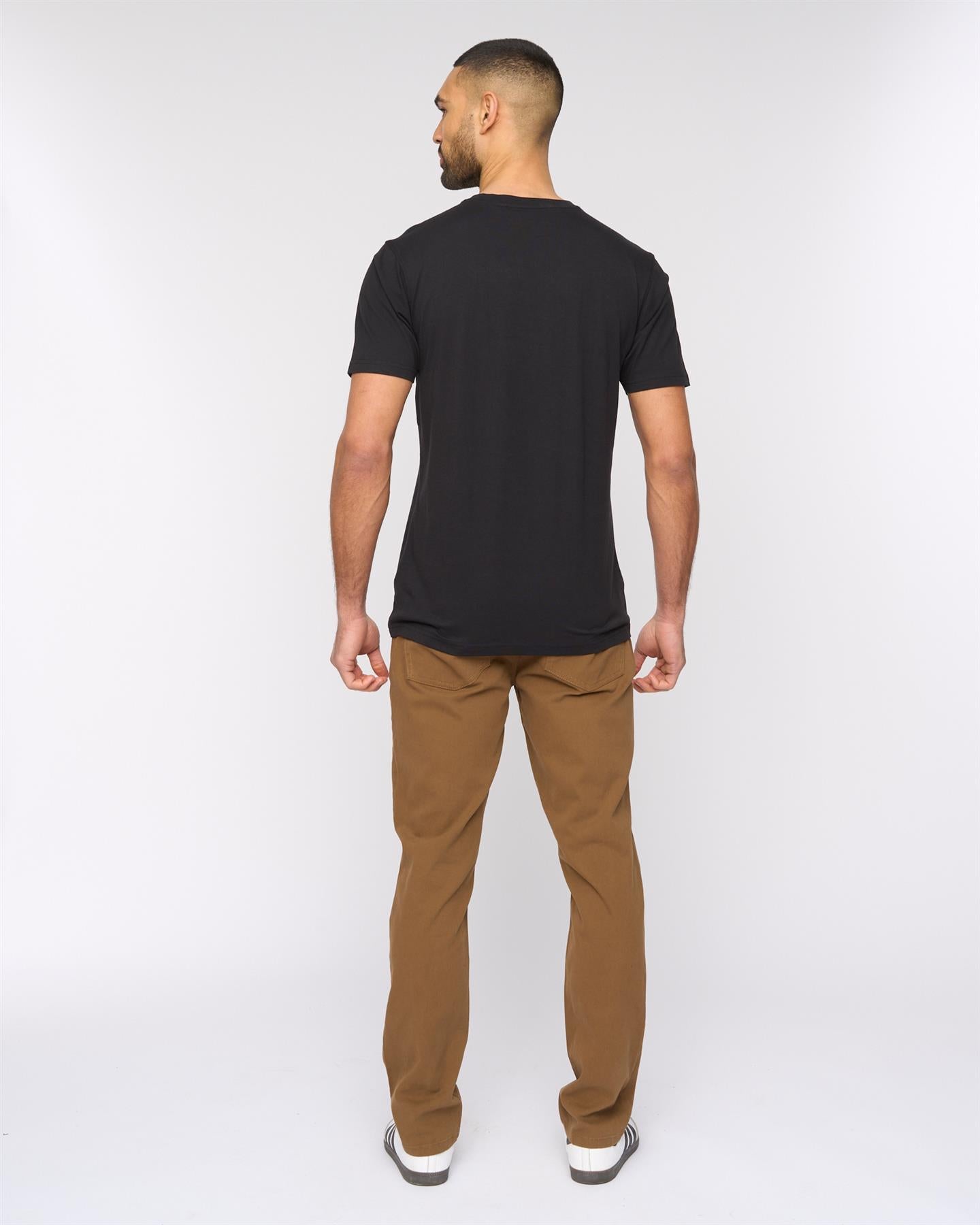 Mens Macklin T-Shirt Light Grey Marl