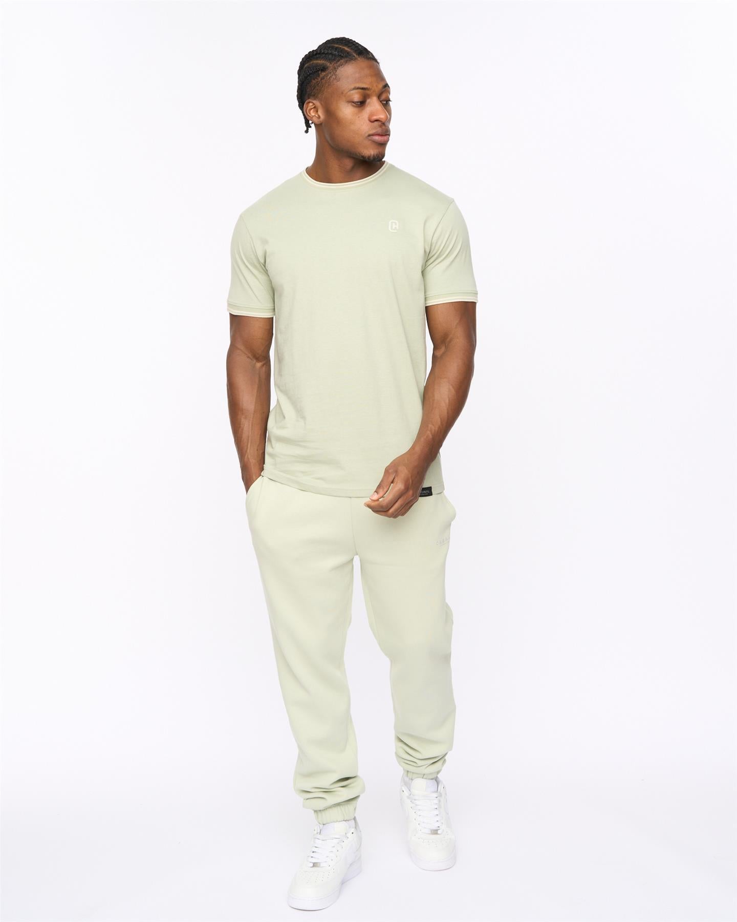 Mens Preece Joggers Light Olive