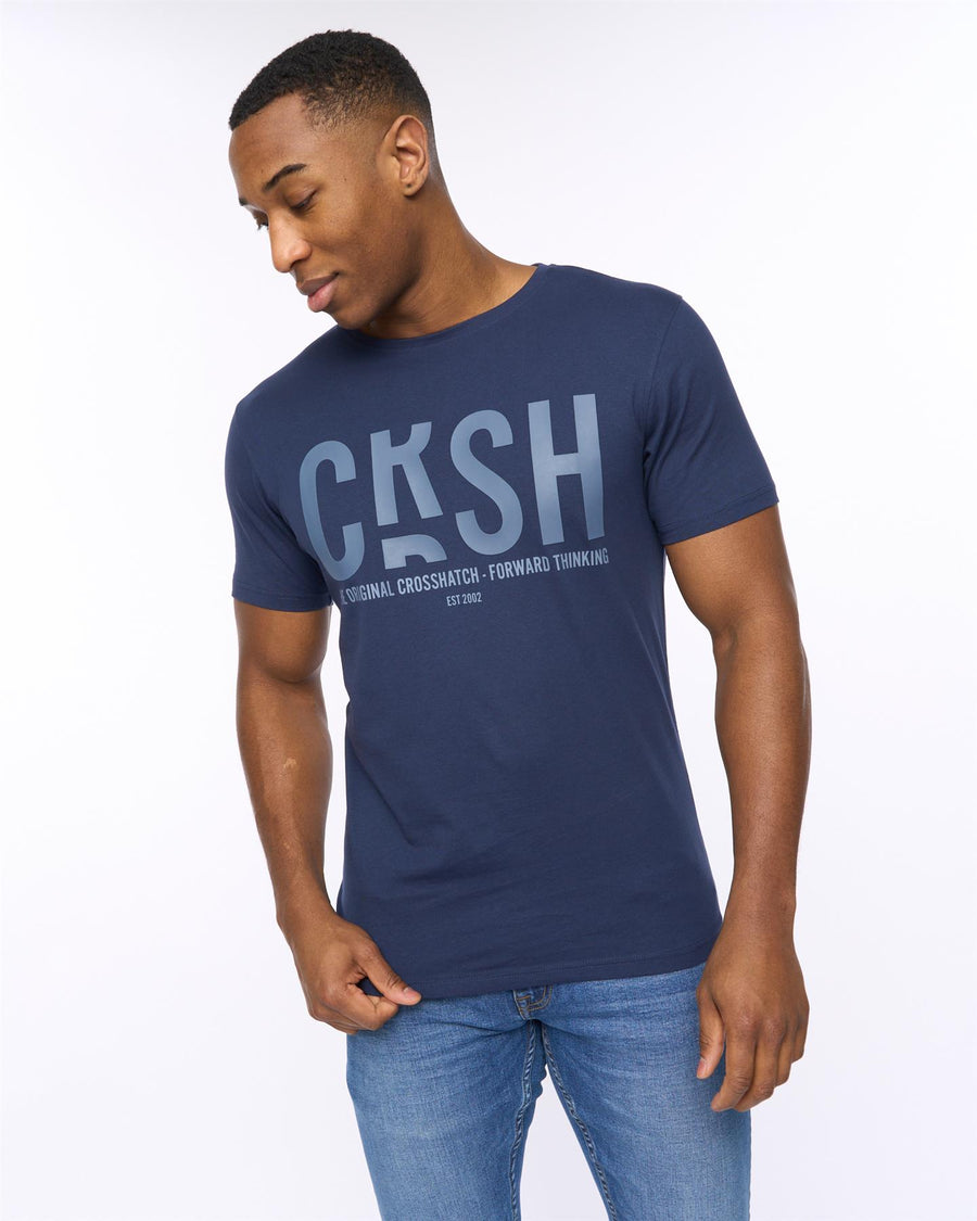 Mens Solari T-Shirt Navy