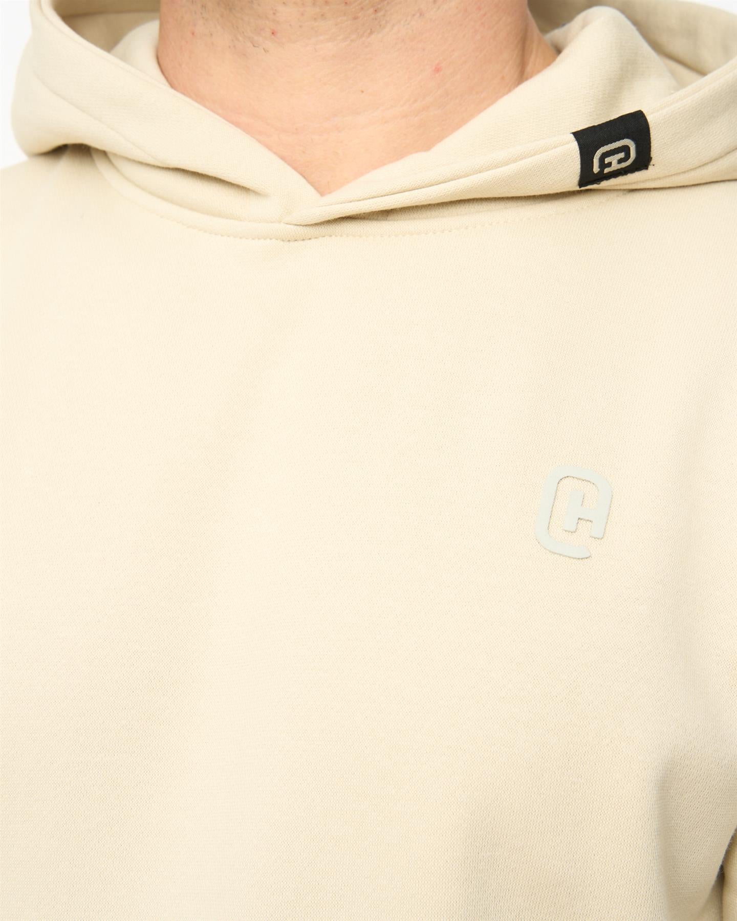 Mens Crufton Hoodie Light Stone