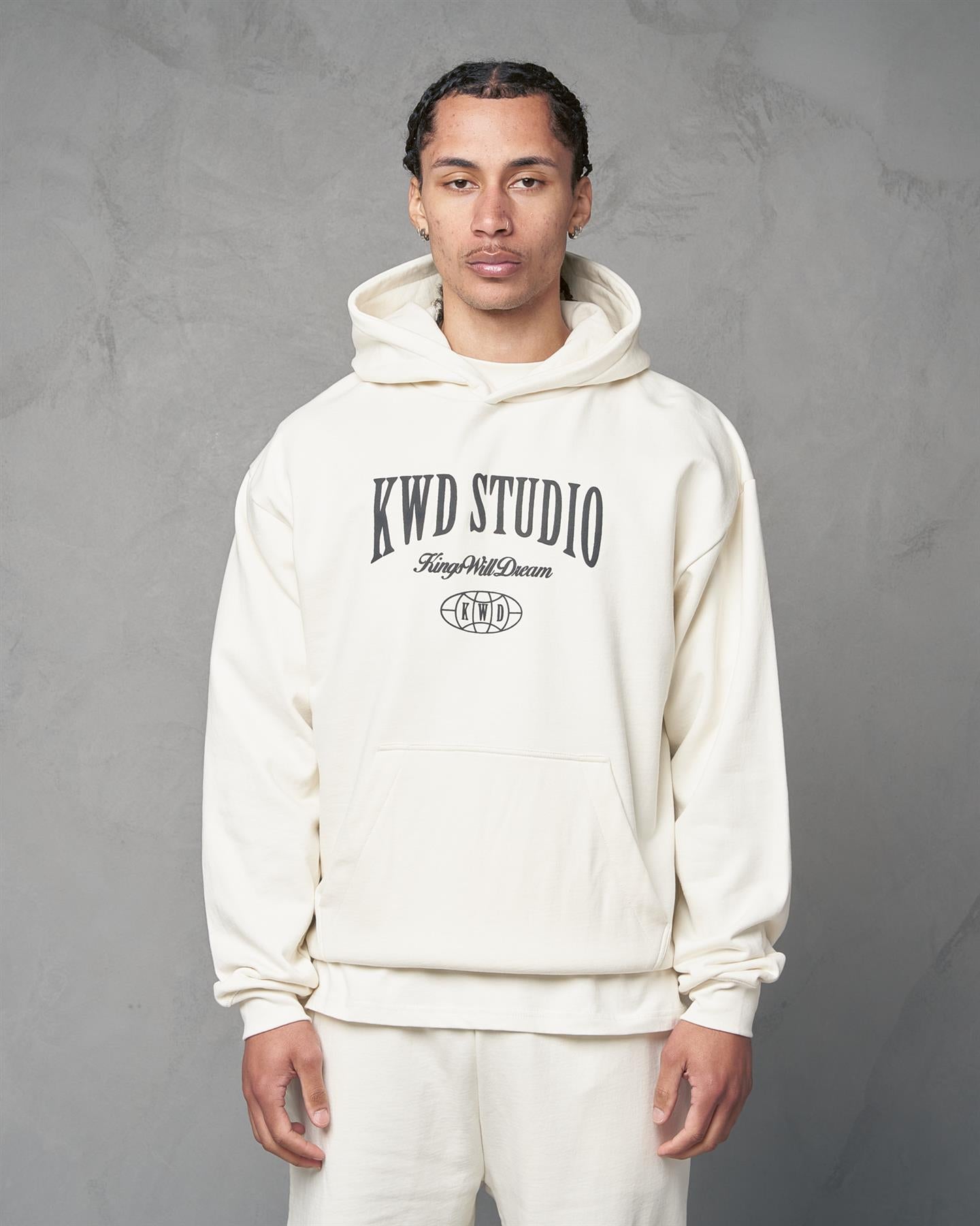 Mens Studio Studios Hoodie Off White
