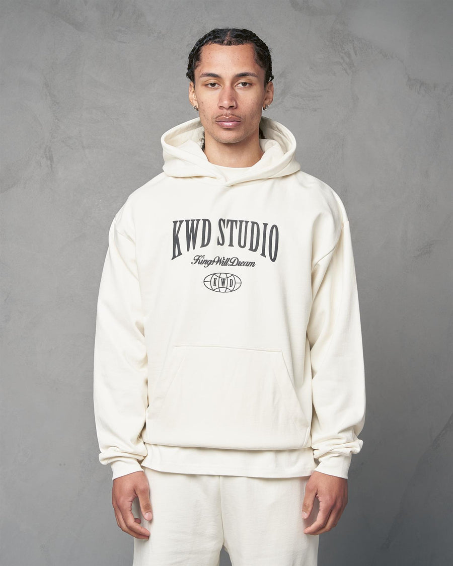 Mens Studio Studios Hoodie Off White