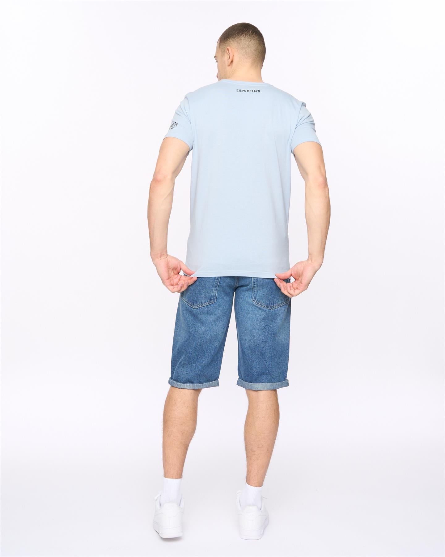 Mens Changra T-Shirt Light Blue